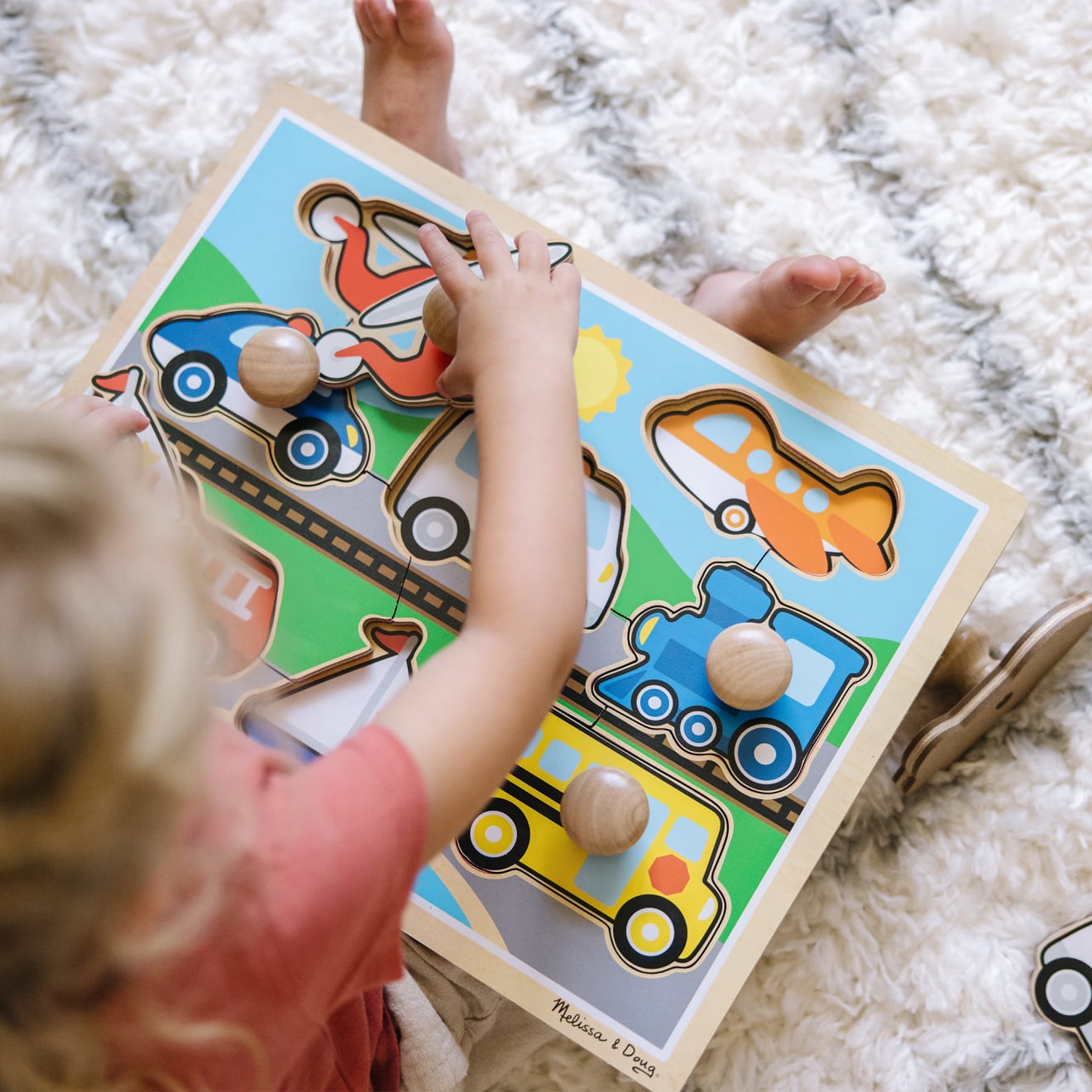 Melissa & Doug Vehicles Jumbo Knob Puzzle - 8 pieces - Image 6