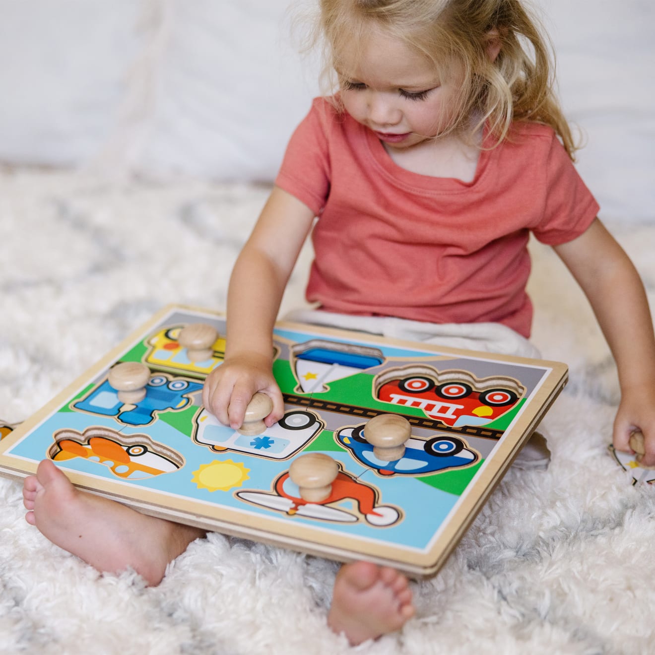 Melissa & Doug Vehicles Jumbo Knob Puzzle - 8 pieces - Image 7