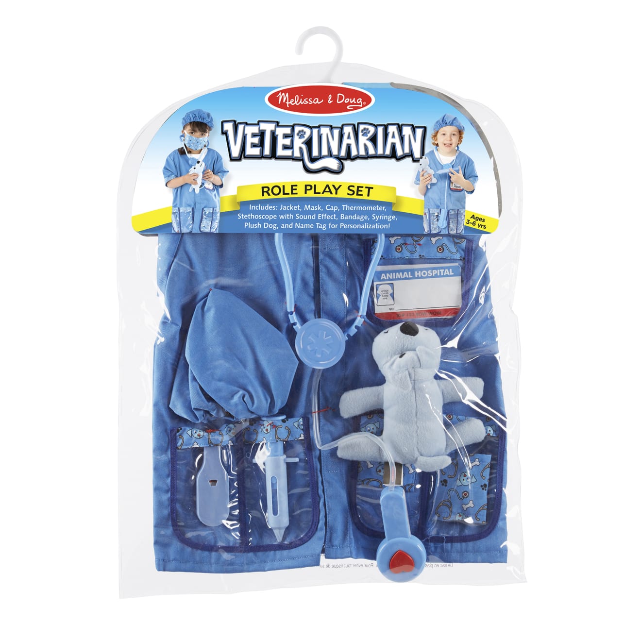 Melissa & Doug Veterinarian Role Play Costume Set - Image 3