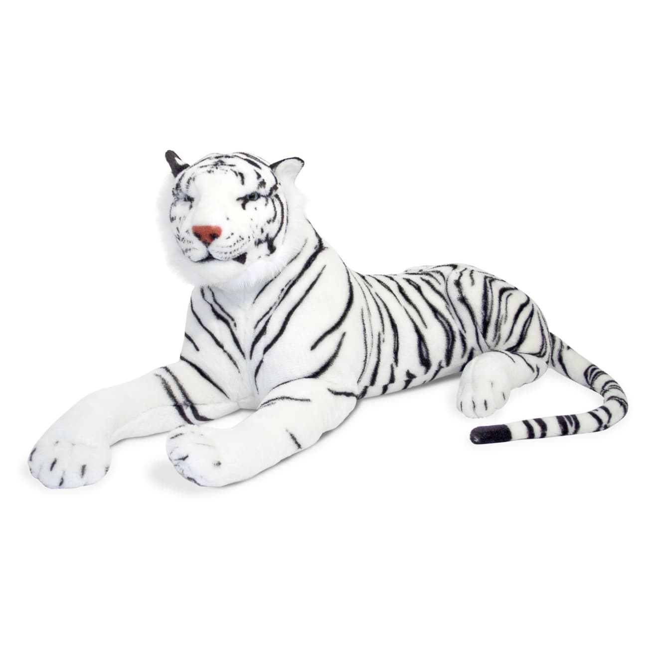 Melissa & Doug White Tiger Giant Stuffed Animal