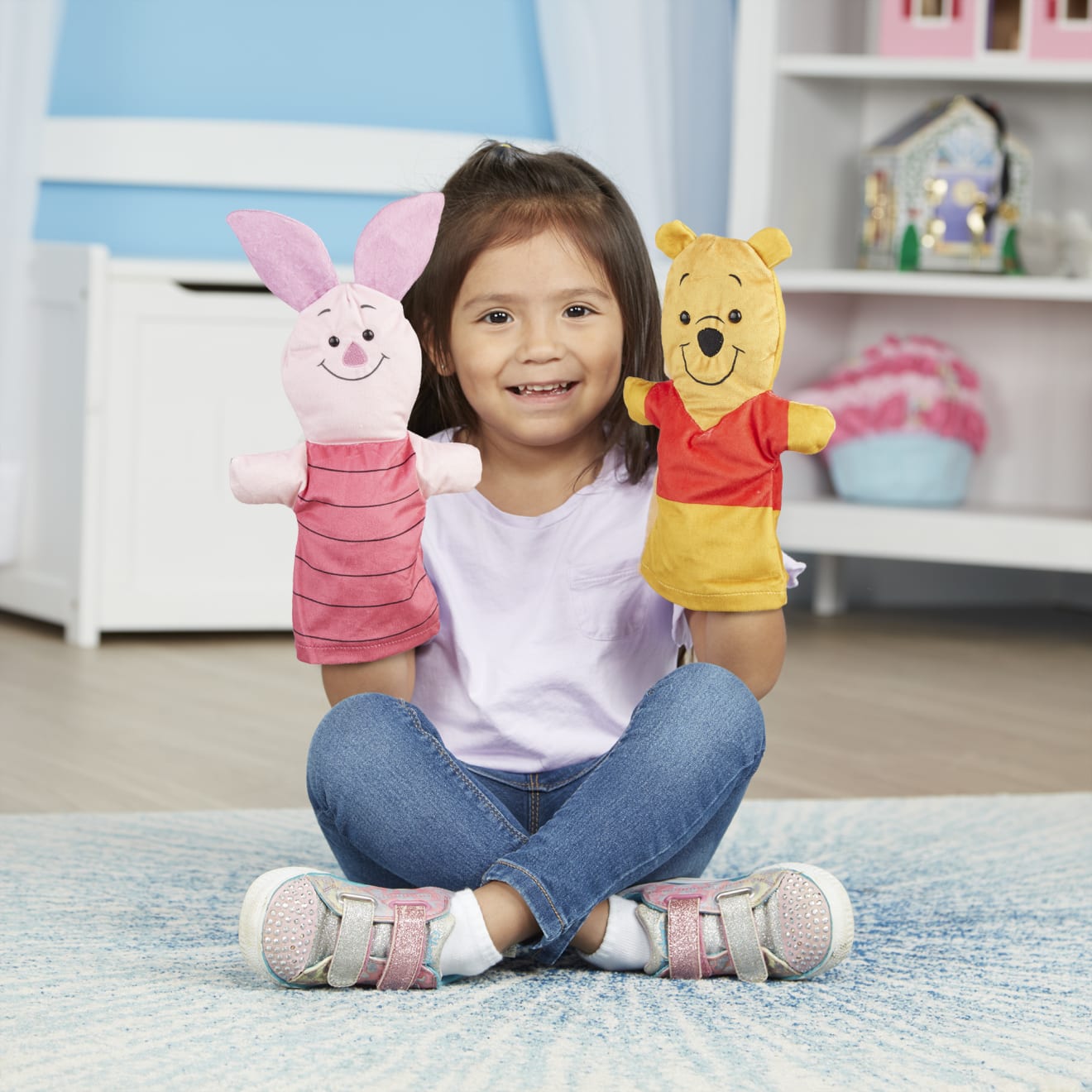 Melissa & Doug Disney Winnie the Pooh Soft & Cuddly Hand Puppets - Image 2
