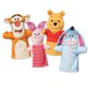 Melissa & Doug Disney Winnie the Pooh Soft & Cuddly Hand Puppets