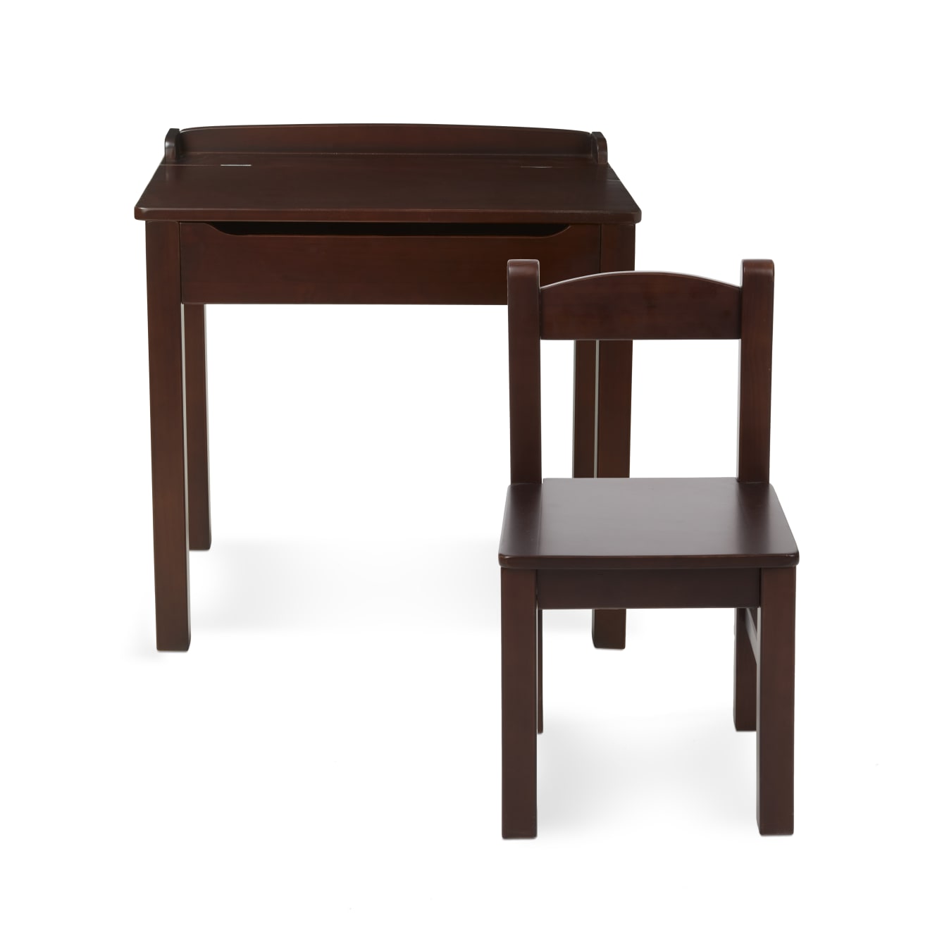 Melissa & Doug Child's Lift-Top Desk & Chair - Espresso - Image 4