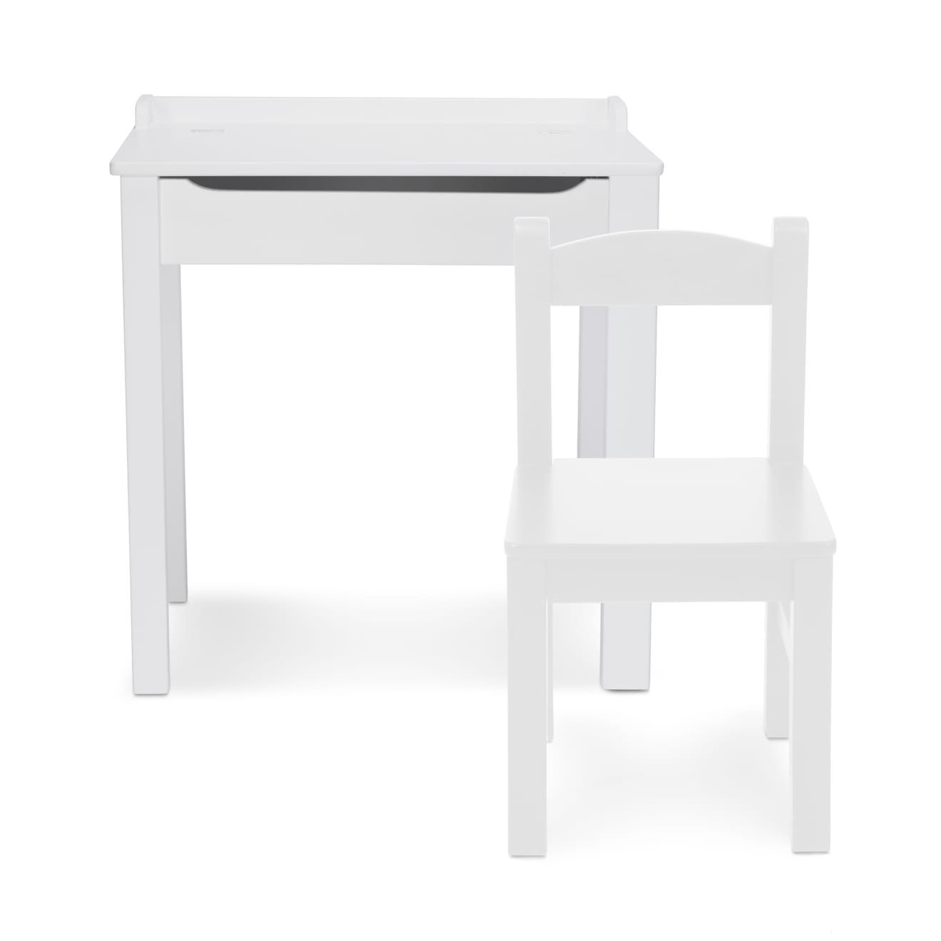 Melissa & Doug Child's Lift-Top Desk & Chair - White - Image 4