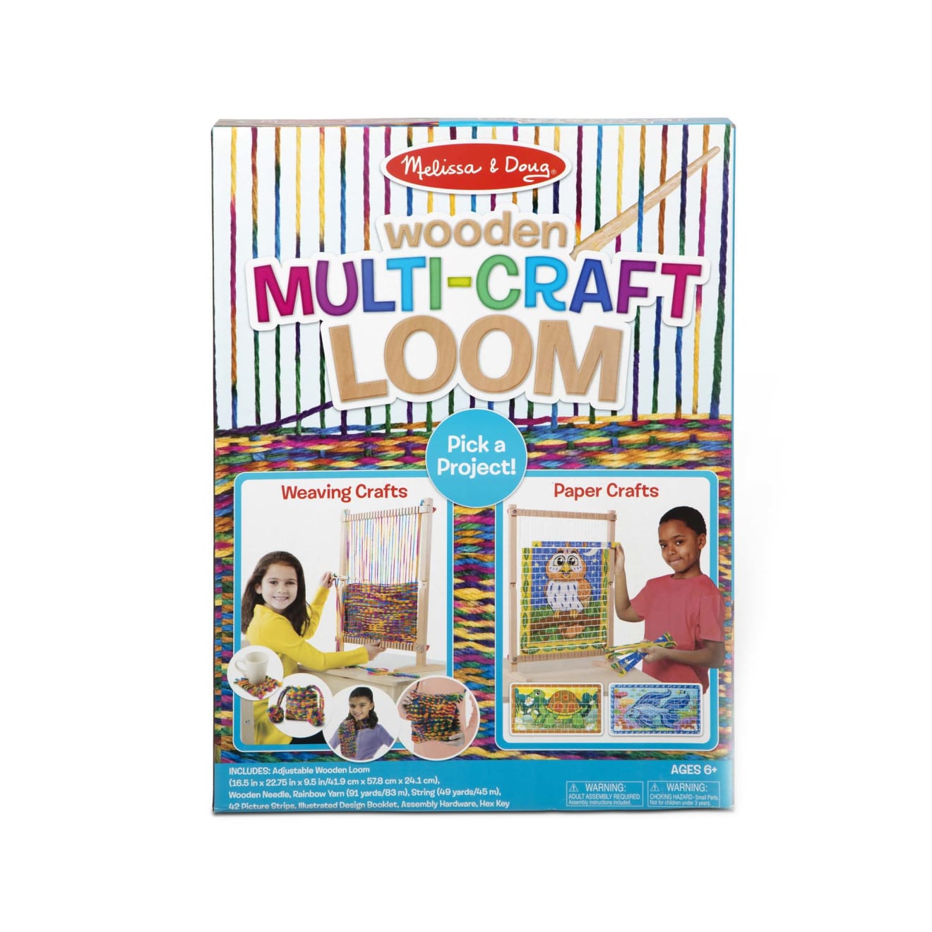 Melissa & Doug Multi-Craft Weaving Loom - Image 3
