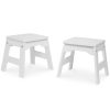 Melissa & Doug Wooden Stools ?C Set of 2