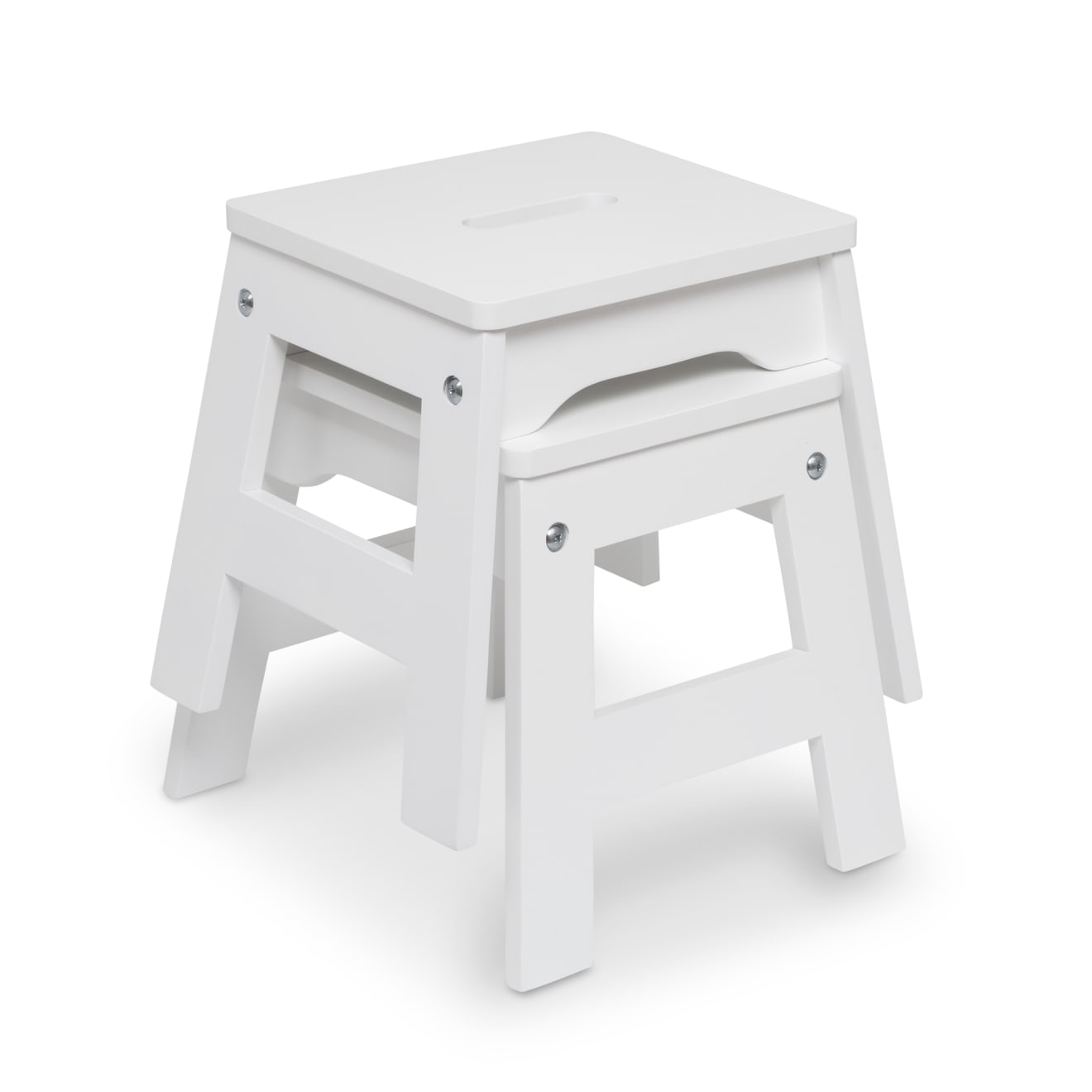 Melissa & Doug Wooden Stools ?C Set of 2 - Image 2