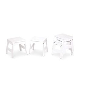 Melissa & Doug Wooden Stools ?C Set of 4