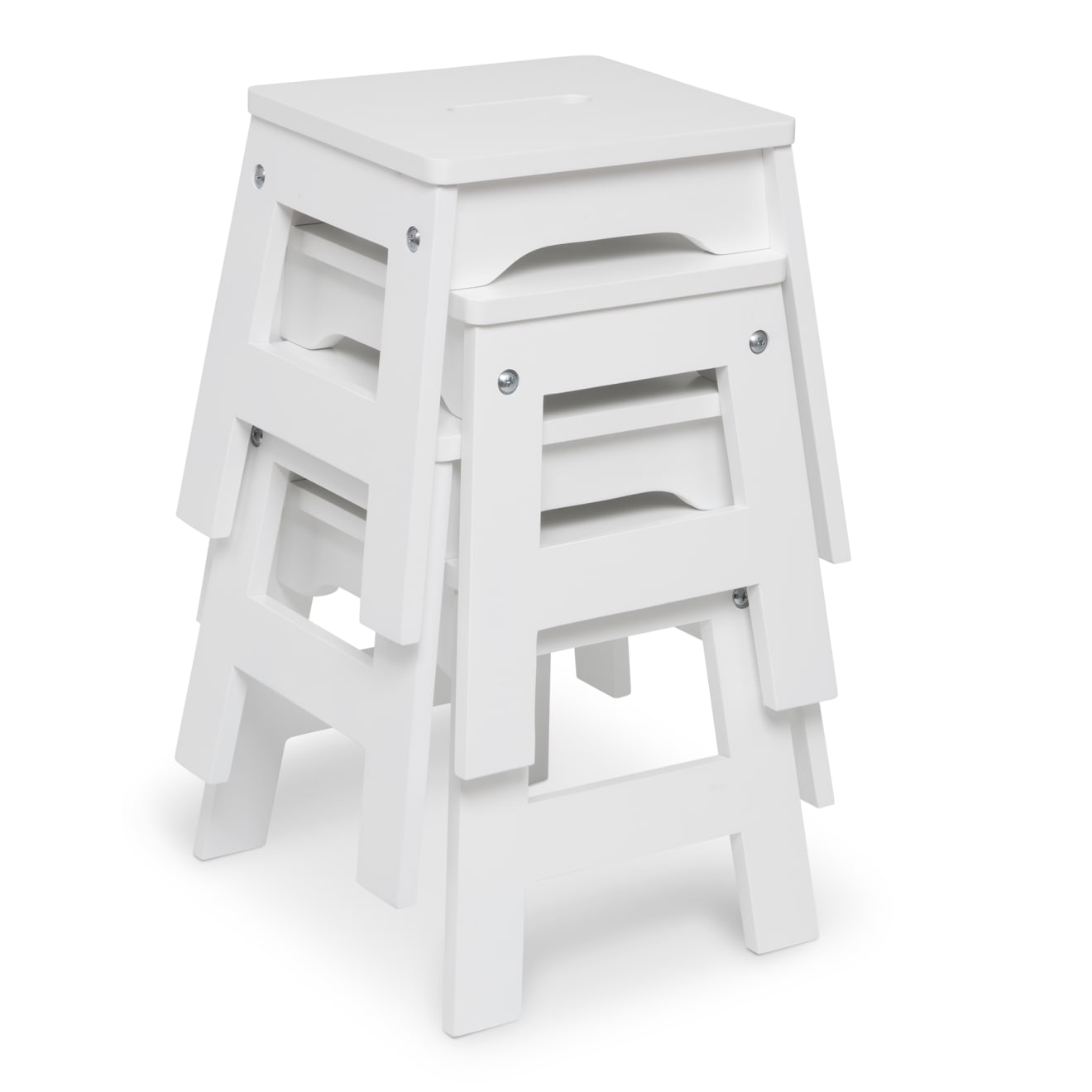Melissa & Doug Wooden Stools ?C Set of 4 - Image 2