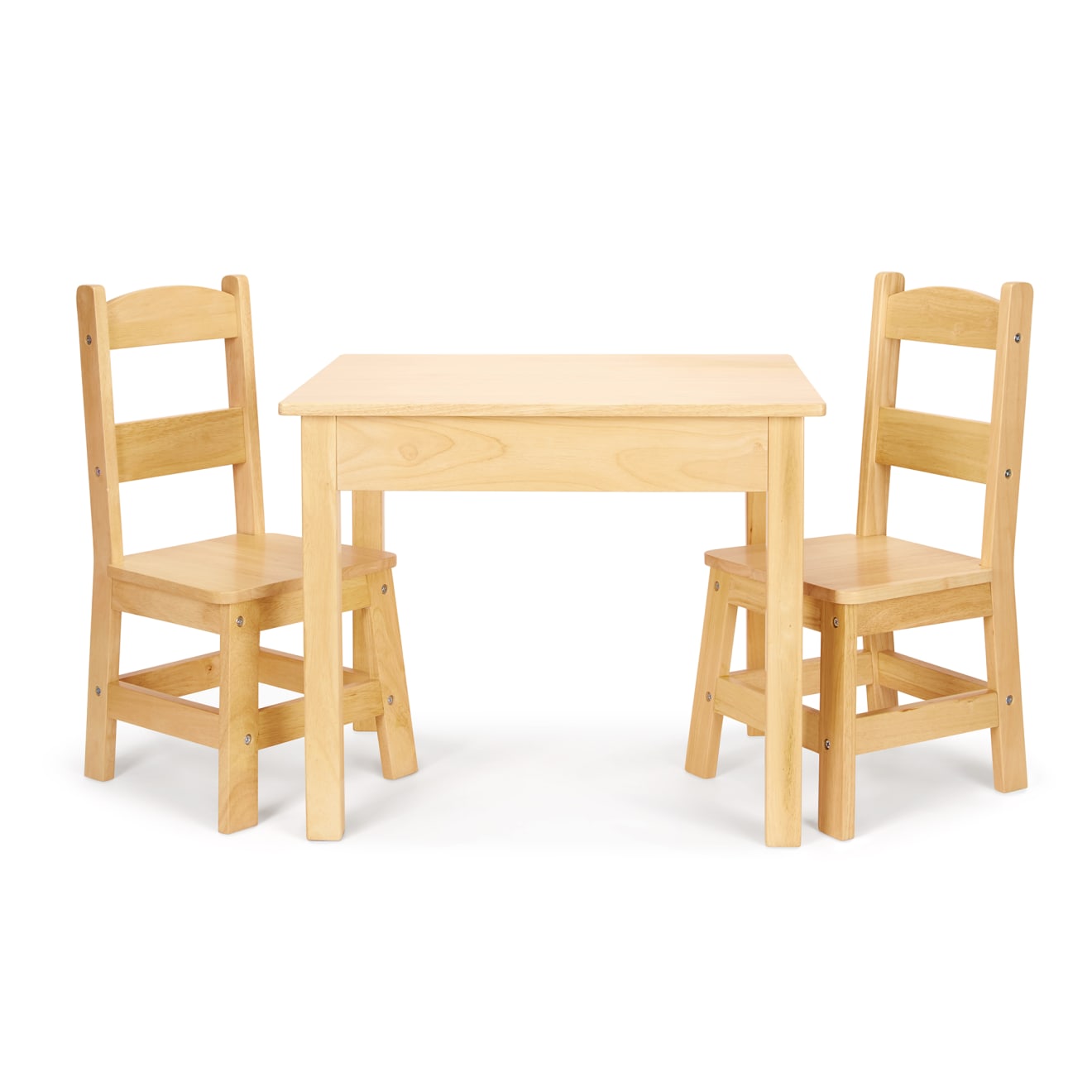 Melissa & Doug Wooden Table & Chairs - Natural