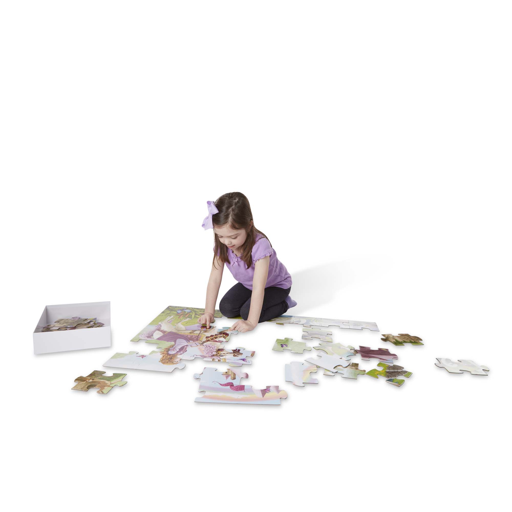 Melissa & Doug Fairy Tale Castle Floor Puzzle - 48 Pieces - Image 8