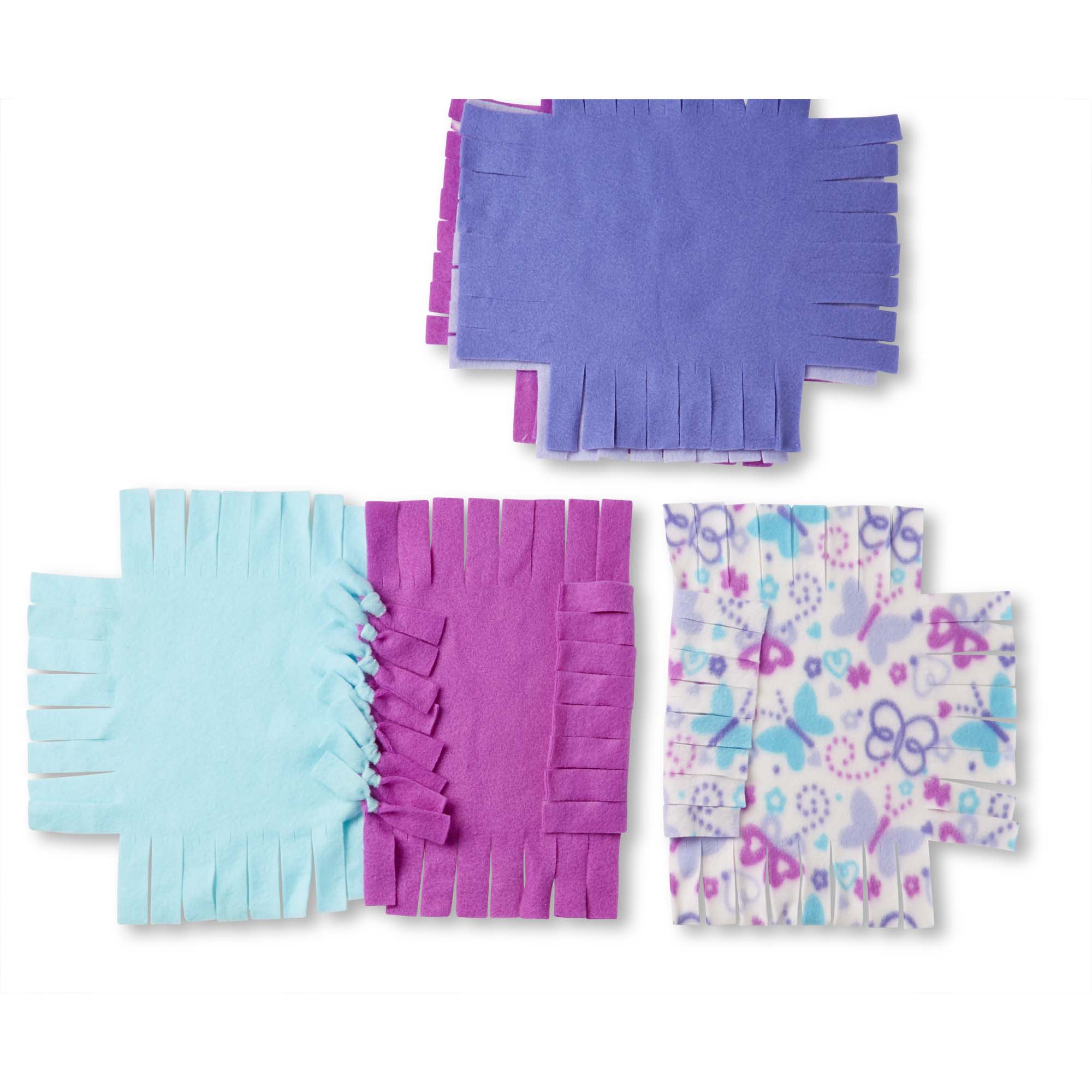 Melissa & Doug Created by Me! Butterfly Fleece Quilt - Image 4