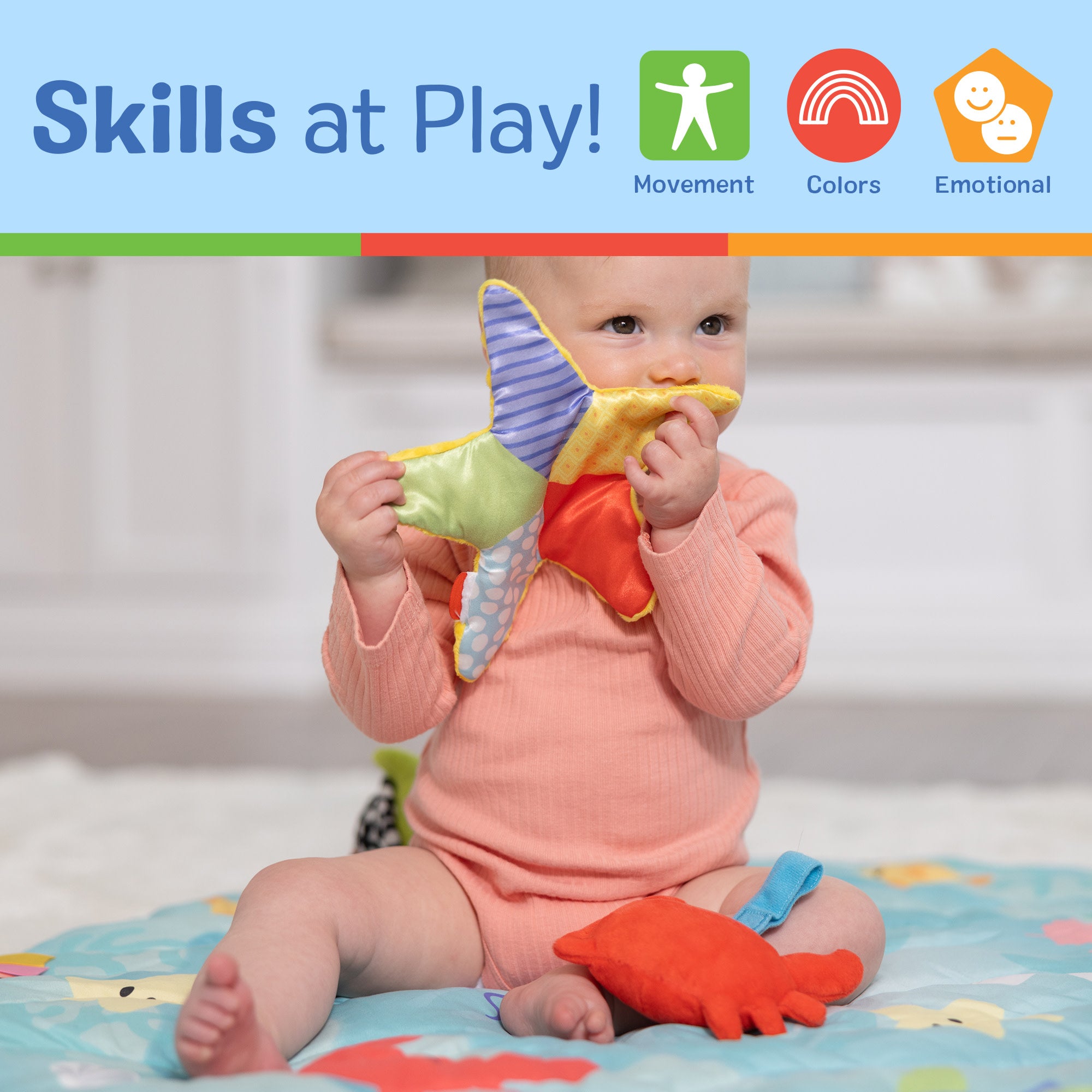 Melissa & Doug Ocean Easy-Fold Play Gym - Image 4