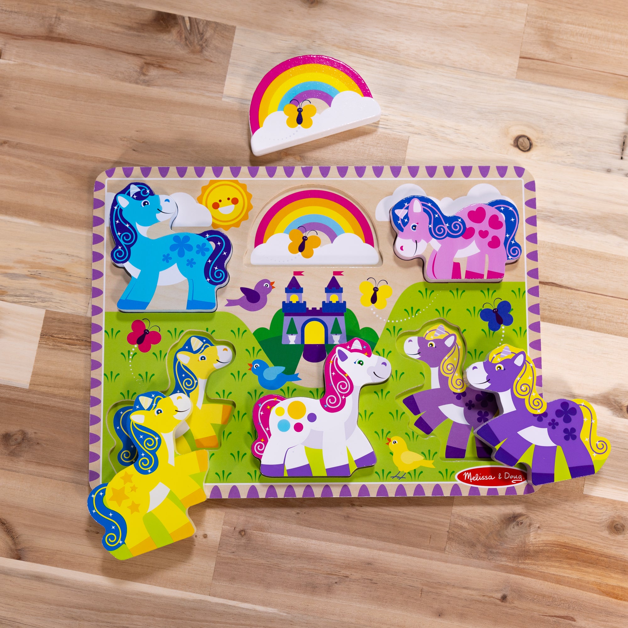 Melissa & Doug Unicorn Chunky Puzzle ?C 6 Pieces - Image 9