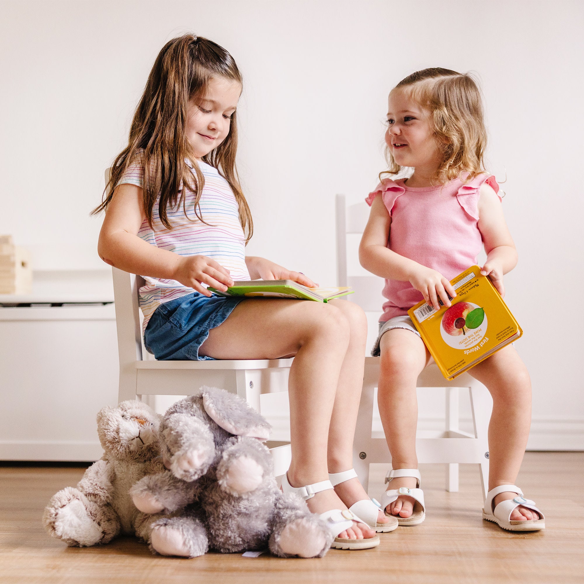Melissa & Doug Wooden Chair Pair - White - Image 7