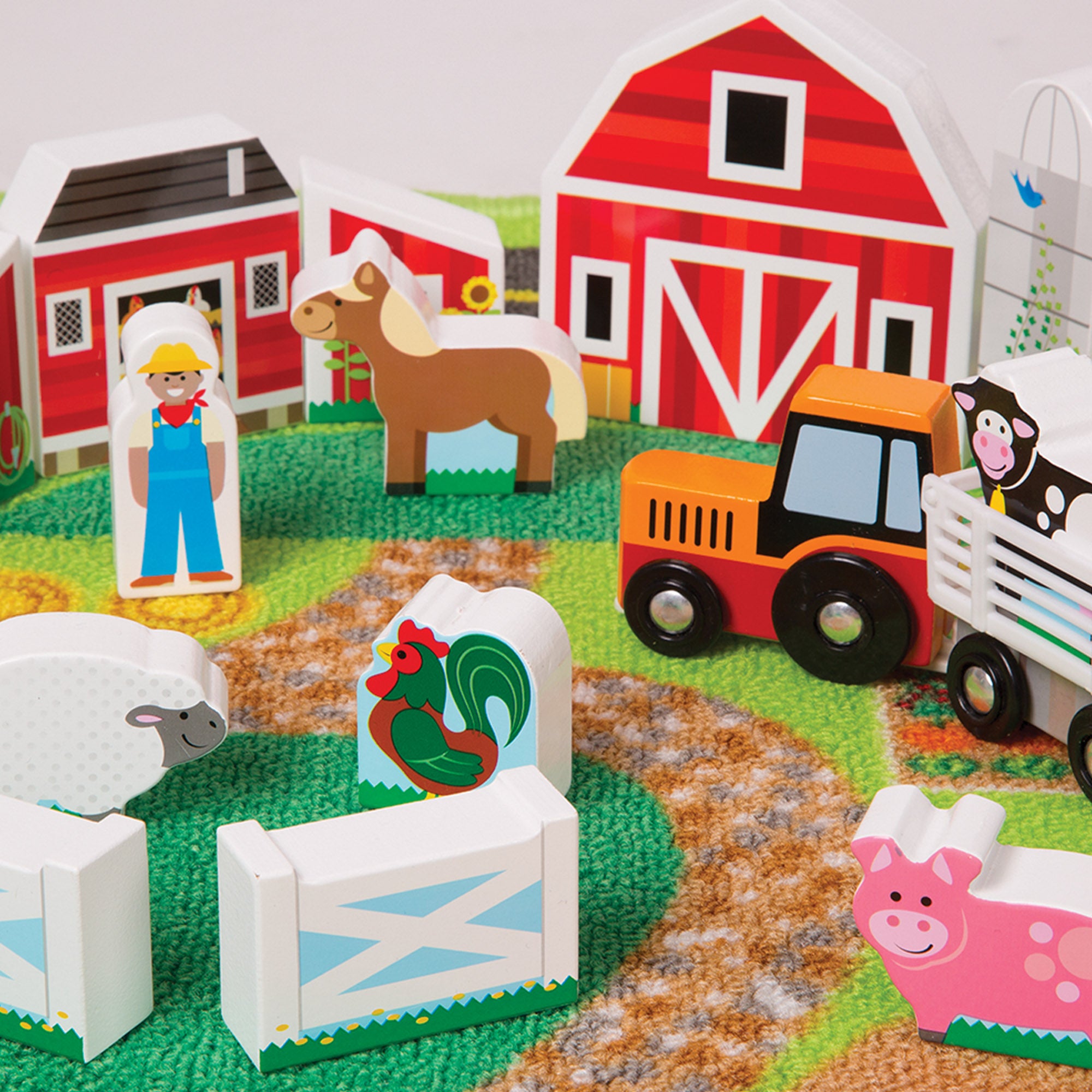 Melissa & Doug Deluxe Road Rug Play Set - Image 9