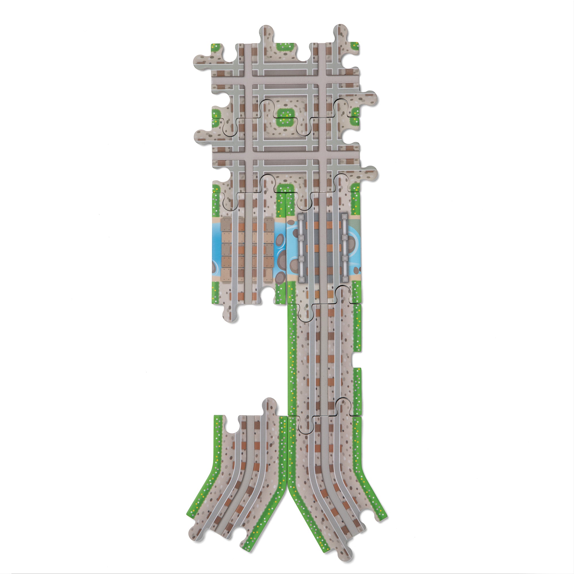 Melissa & Doug Design Your Own Railroad Floor Puzzle