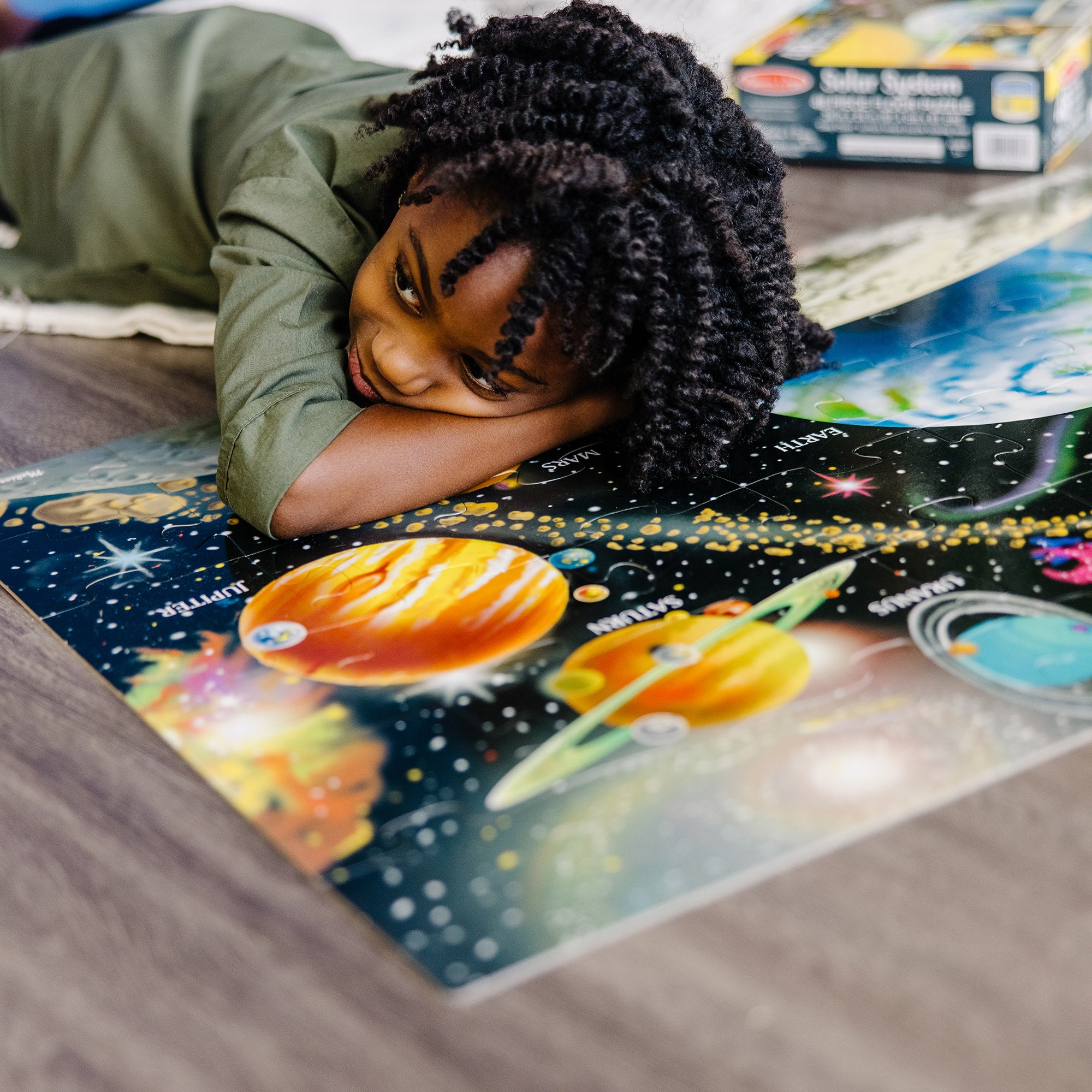 Melissa & Doug Solar System Floor Puzzle - 48 Pieces - Image 4