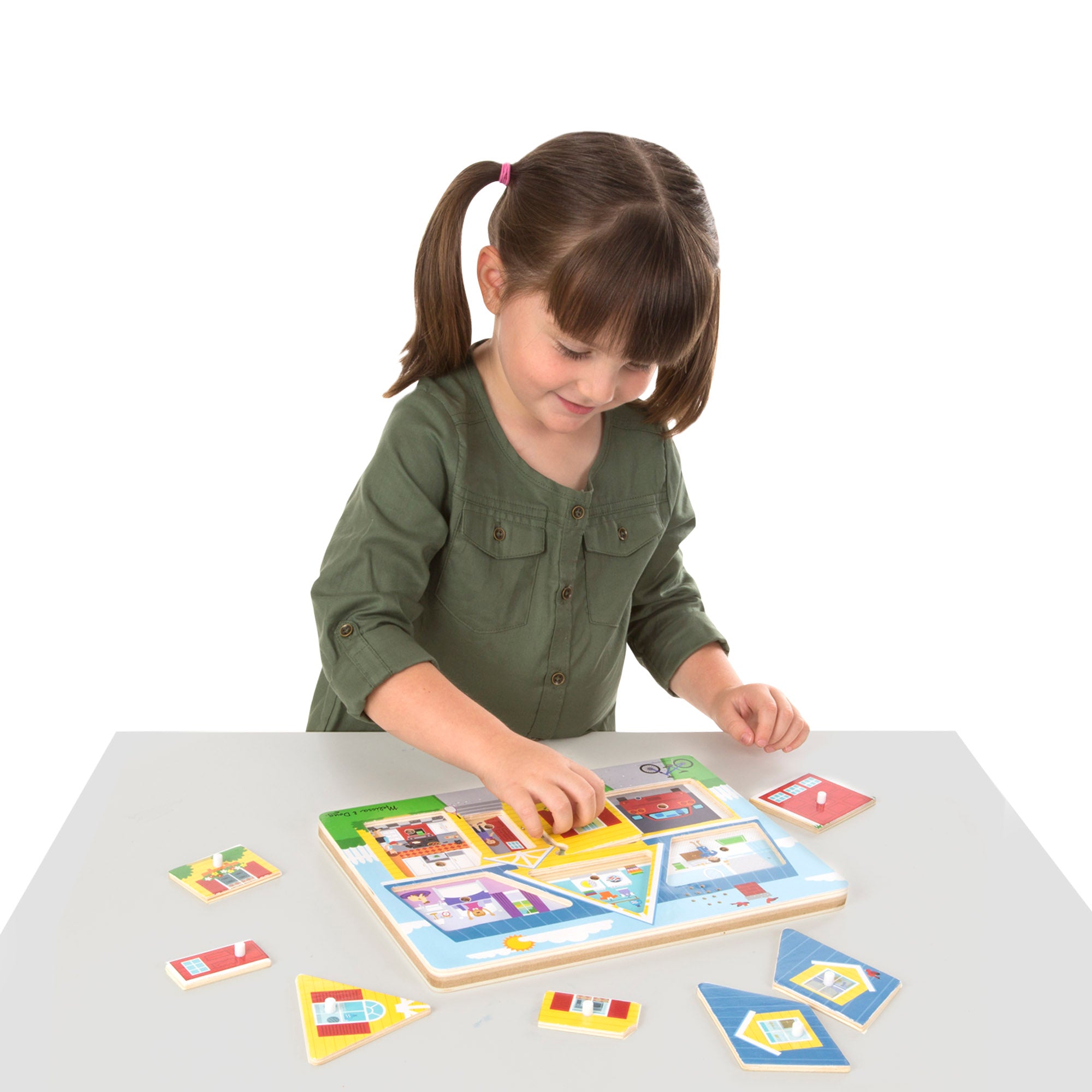Melissa & Doug Around the House Sound Puzzle - 8 Pieces - Image 7