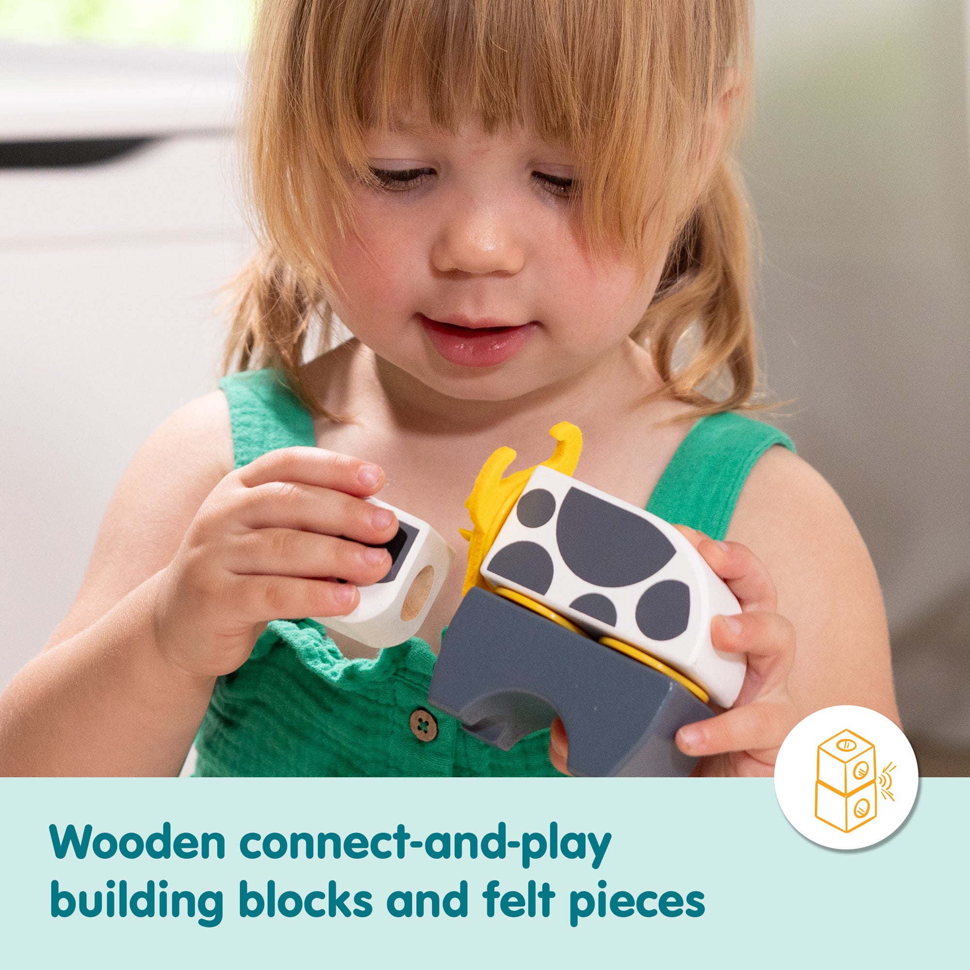 Melissa & Doug Blockables? Farm Play Set - Image 7