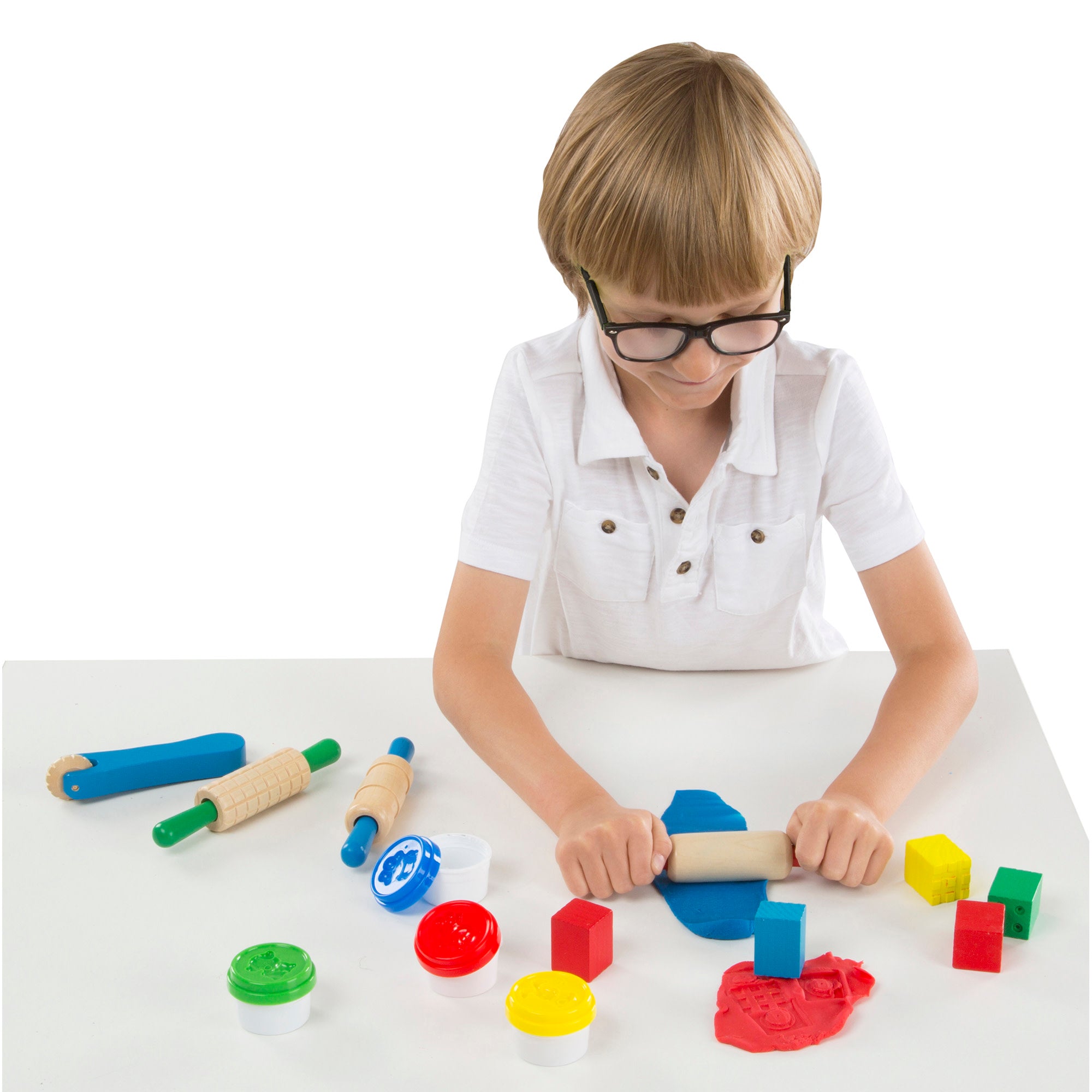 Melissa & Doug Created by Me! Shape, Model & Mold Modeling Dough Craft Kit - Image 8