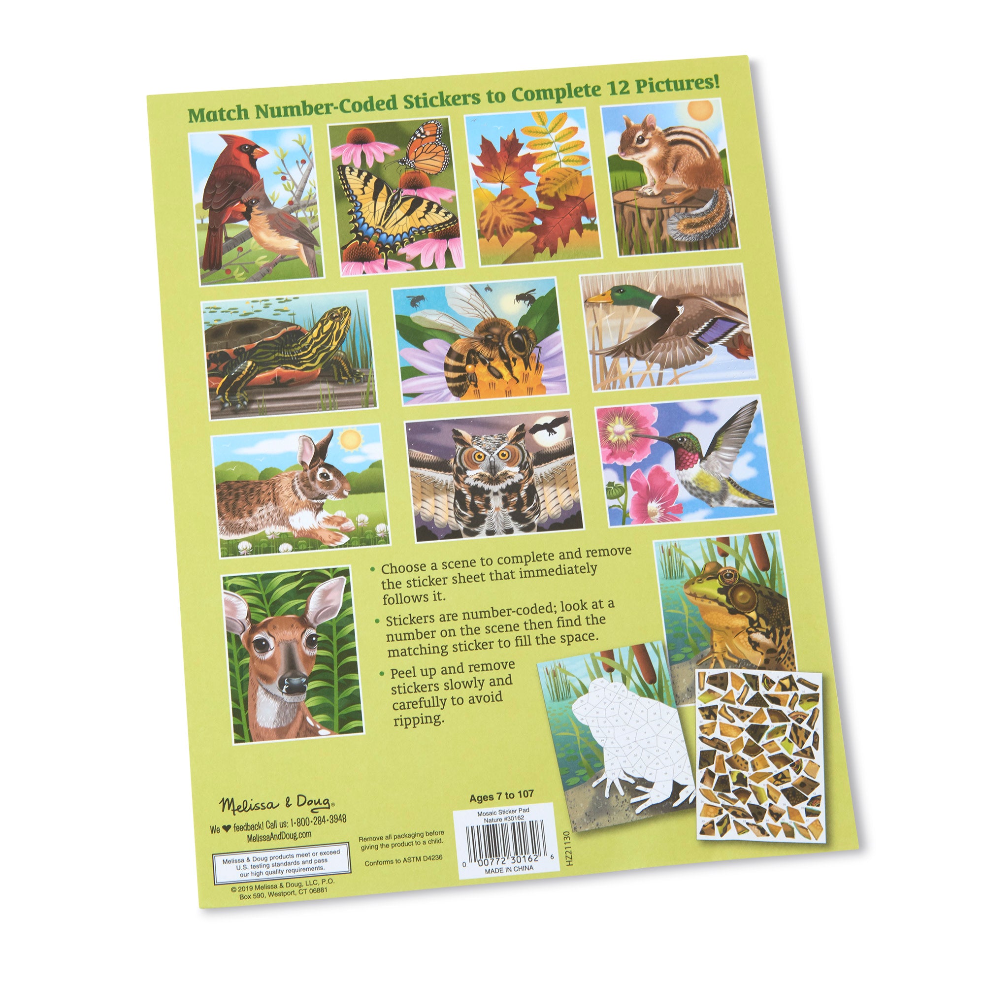 Melissa & Doug Mosaic Sticker Pad - Nature - Image 9