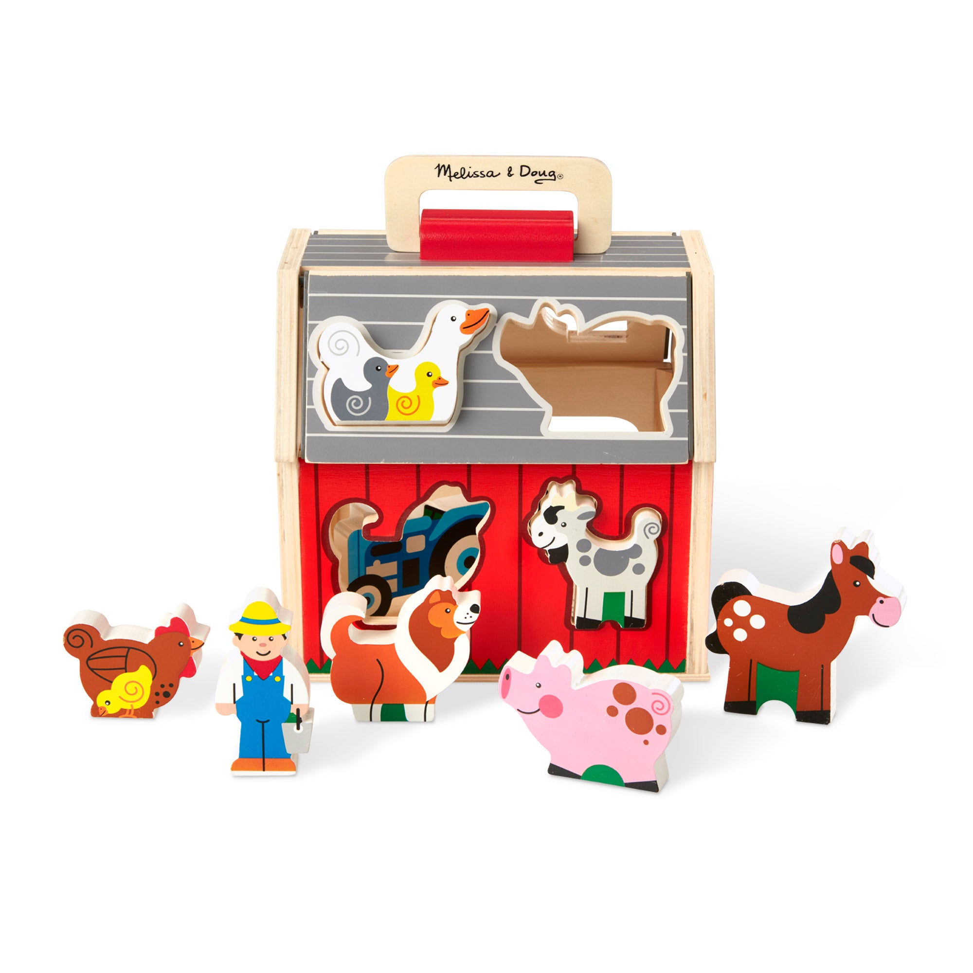 Melissa & Doug Take-Along Sorting Barn (Copy) - Image 9
