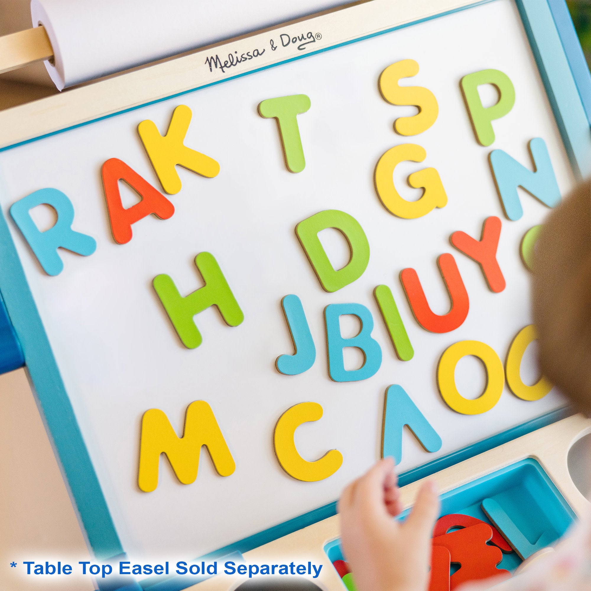 Melissa & Doug Wooden Letter Alphabet Magnets - Image 7