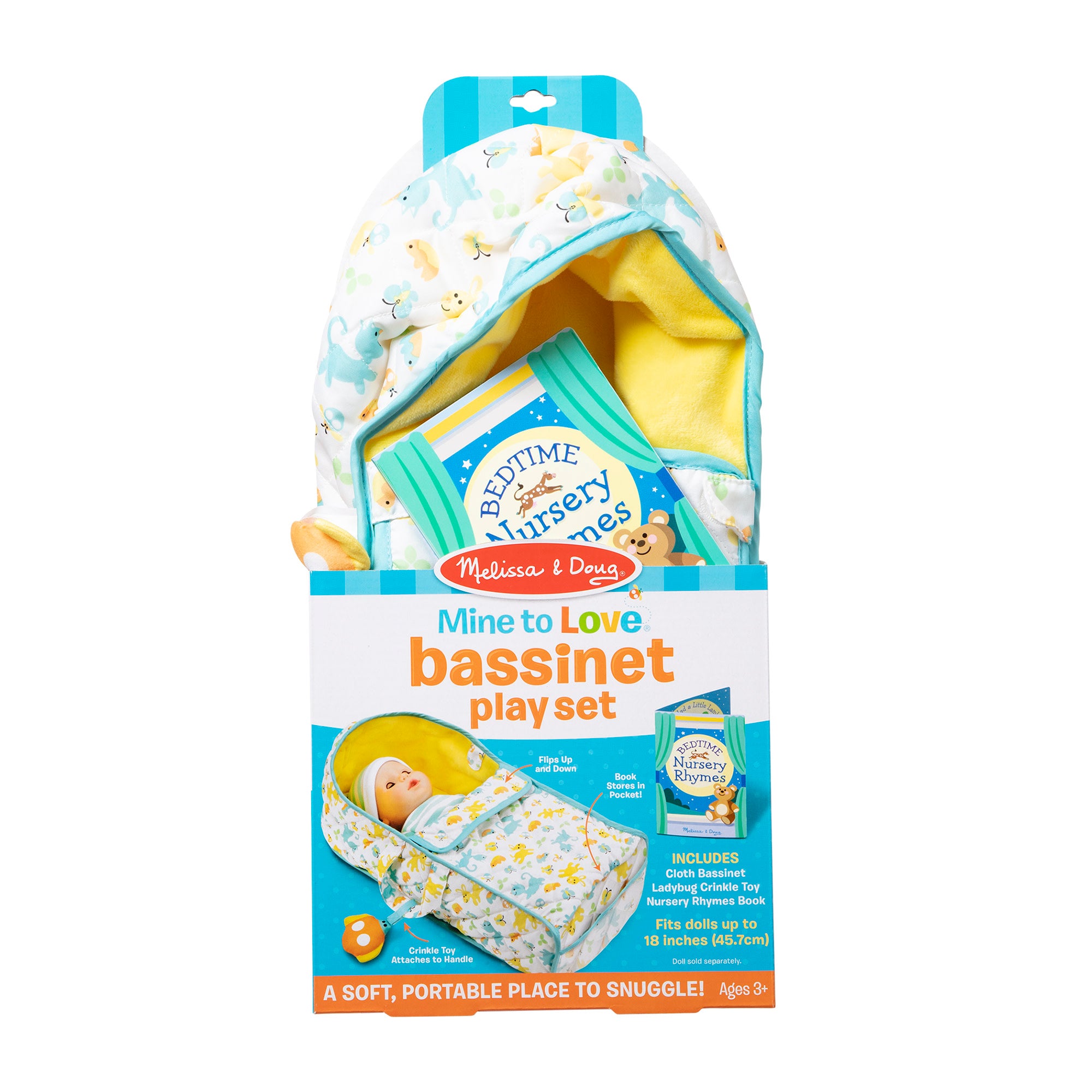 Melissa & Doug Mine to Love Bassinet Play Set - Image 3