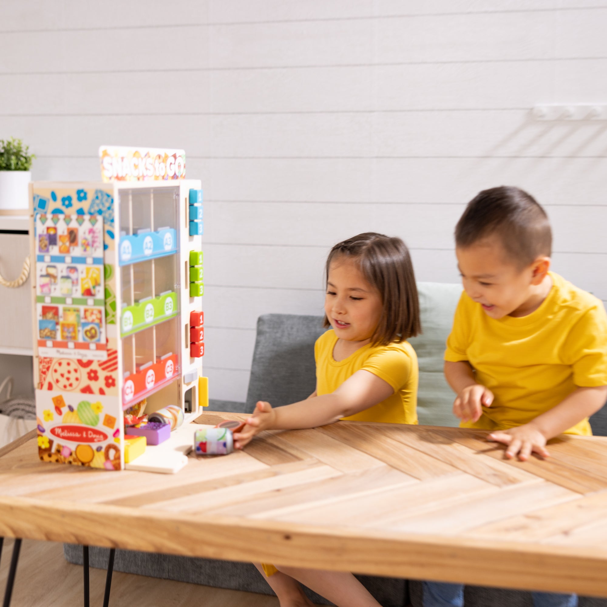 Melissa & Doug Sort, Stock, Select Wooden Vending Machine Play Set - Image 6