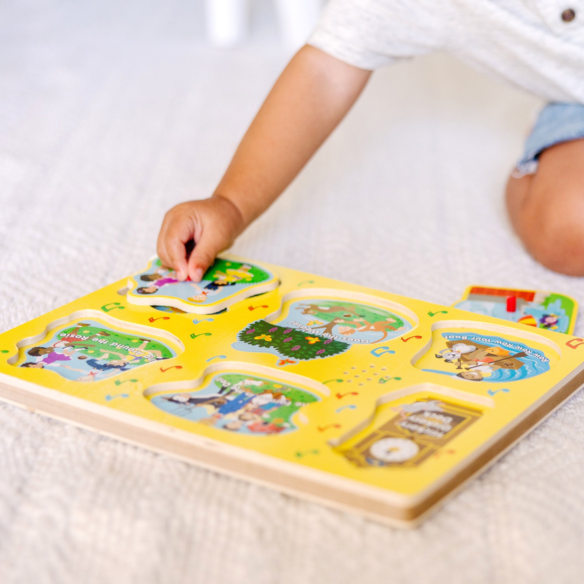 Melissa & Doug Nursery Rhymes 1 Sound Puzzle - 6 PIeces - Image 5