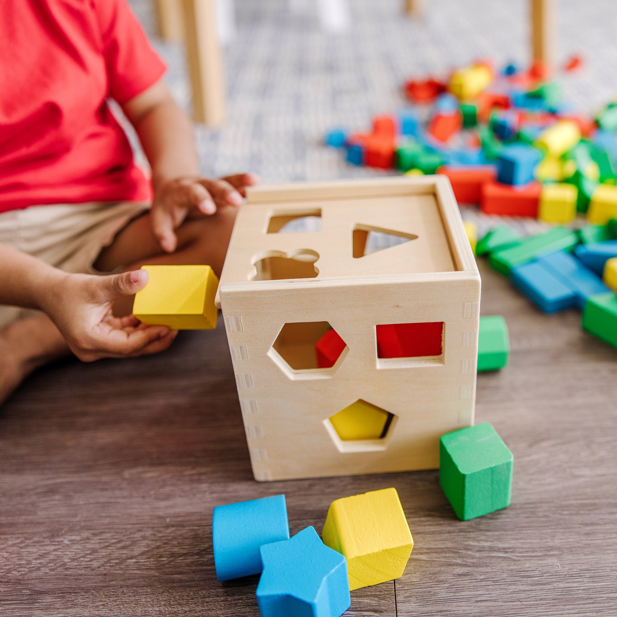 Melissa & Doug Stack, Sort & Pound Wooden Toy Collection - Image 5