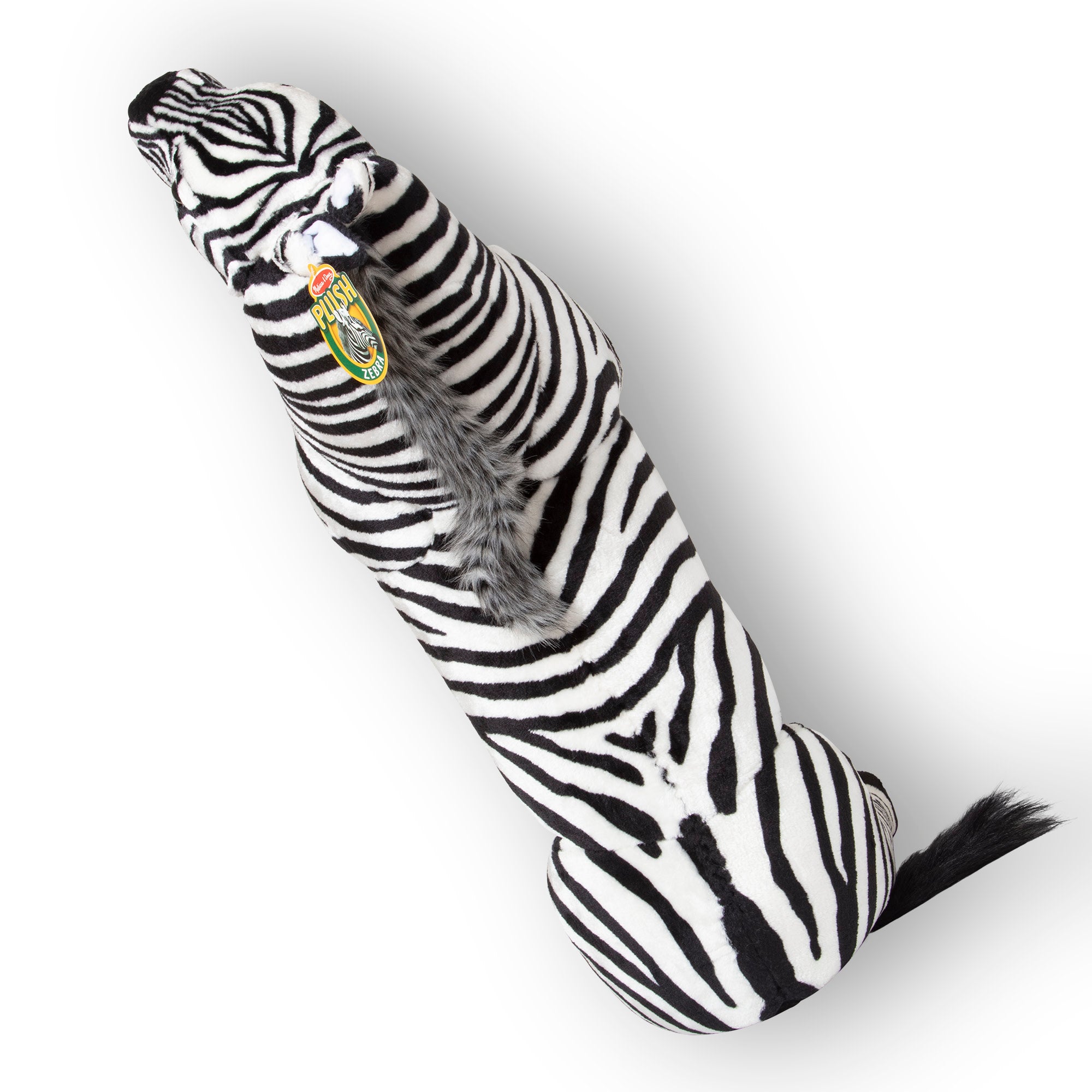 Melissa & Doug Zebra Lifelike Plush Stuffed Animal - Image 7