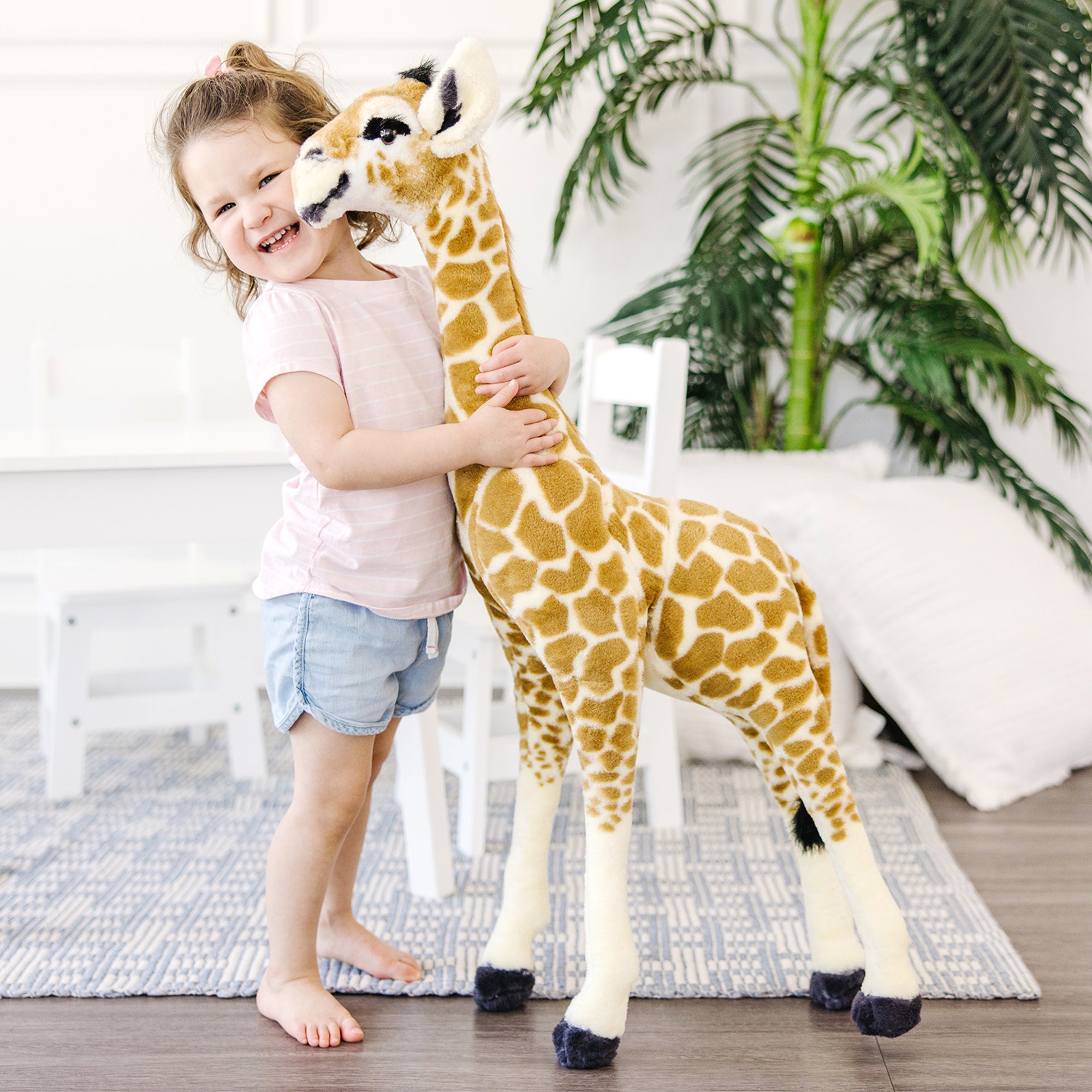 Melissa & Doug Lifelike Plush Baby Giraffe - Image 6