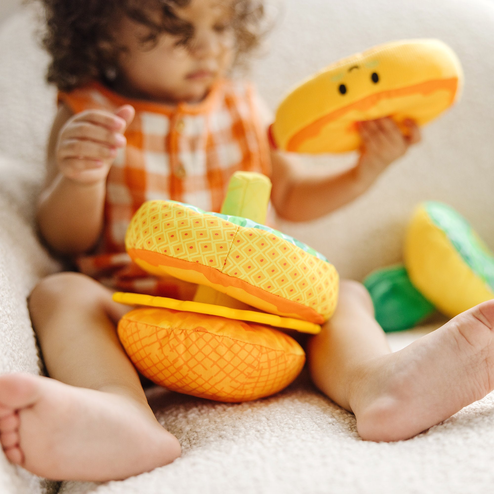 Melissa & Doug Pineapple Soft Stacker - Image 8