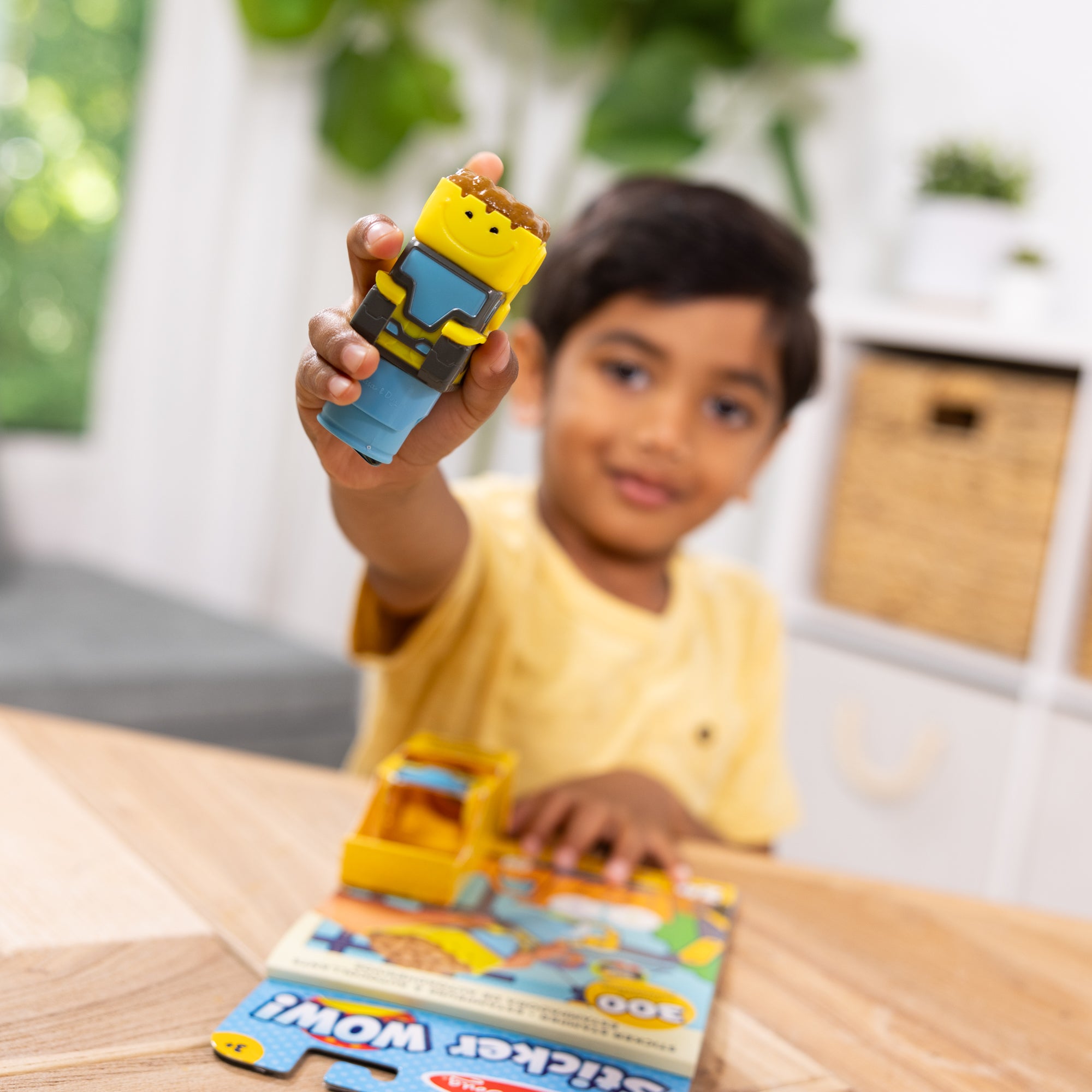 Melissa & Doug Sticker WOW!? Bulldozer Bundle: Activity Pad & Sticker Stamper + Mini Activity Pad and 200 Refill Stickers - Image 10
