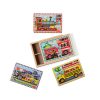 Melissa & Doug Wooden Jigsaw Puzzles in a Box - Vehicles