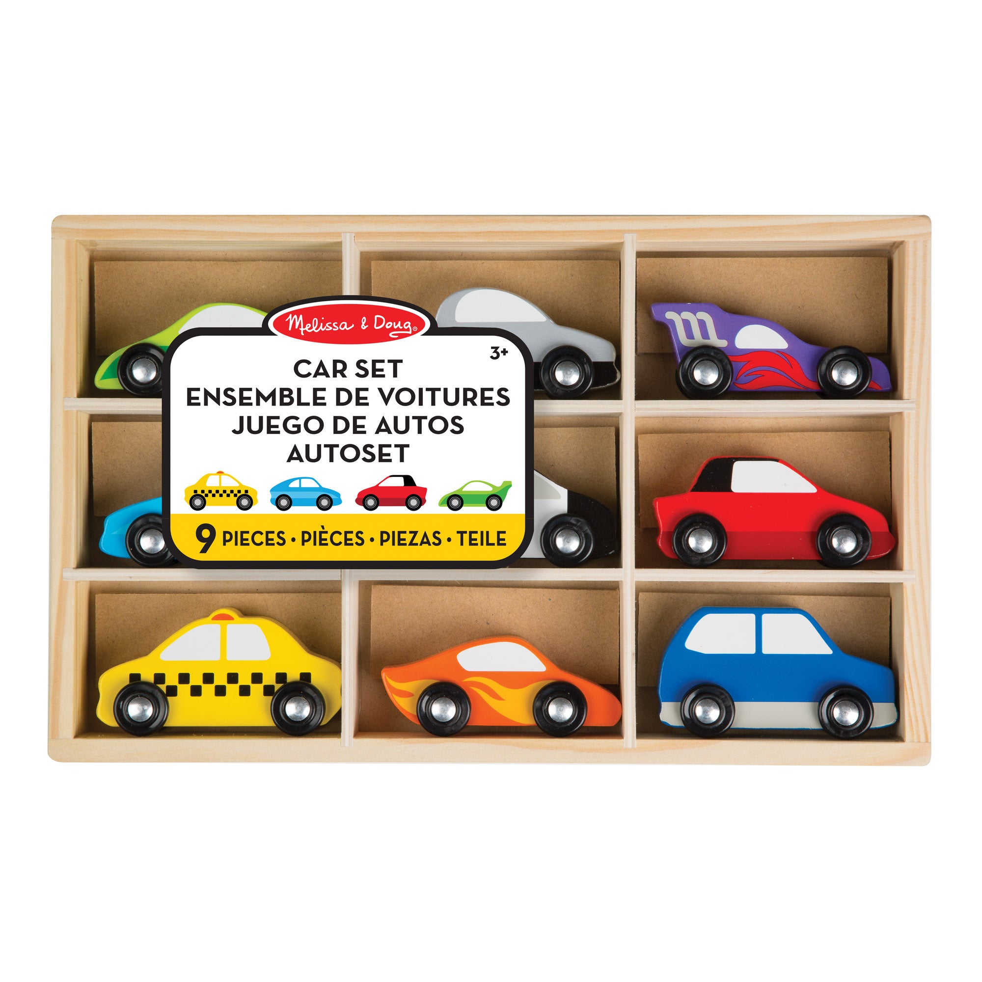Melissa & Doug Wooden Vehicle Set - Image 3