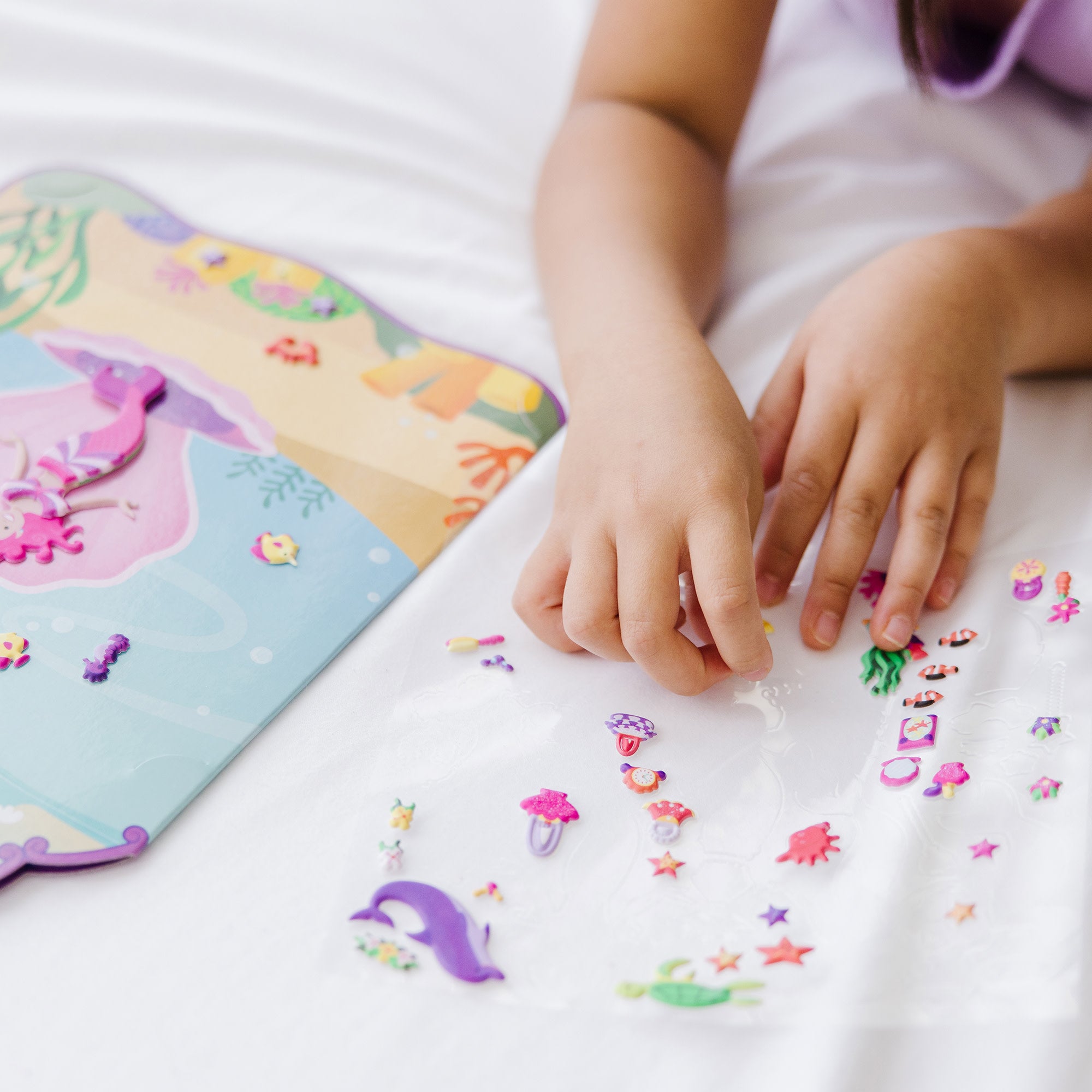 Melissa & Doug Puffy Sticker Play Set - Mermaid - Image 7