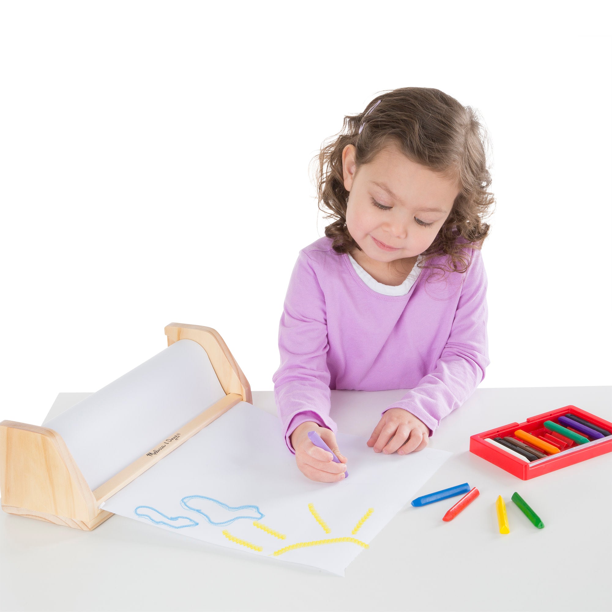 Melissa & Doug 12-Inch Easel Paper Roll 3-Pack - Image 8