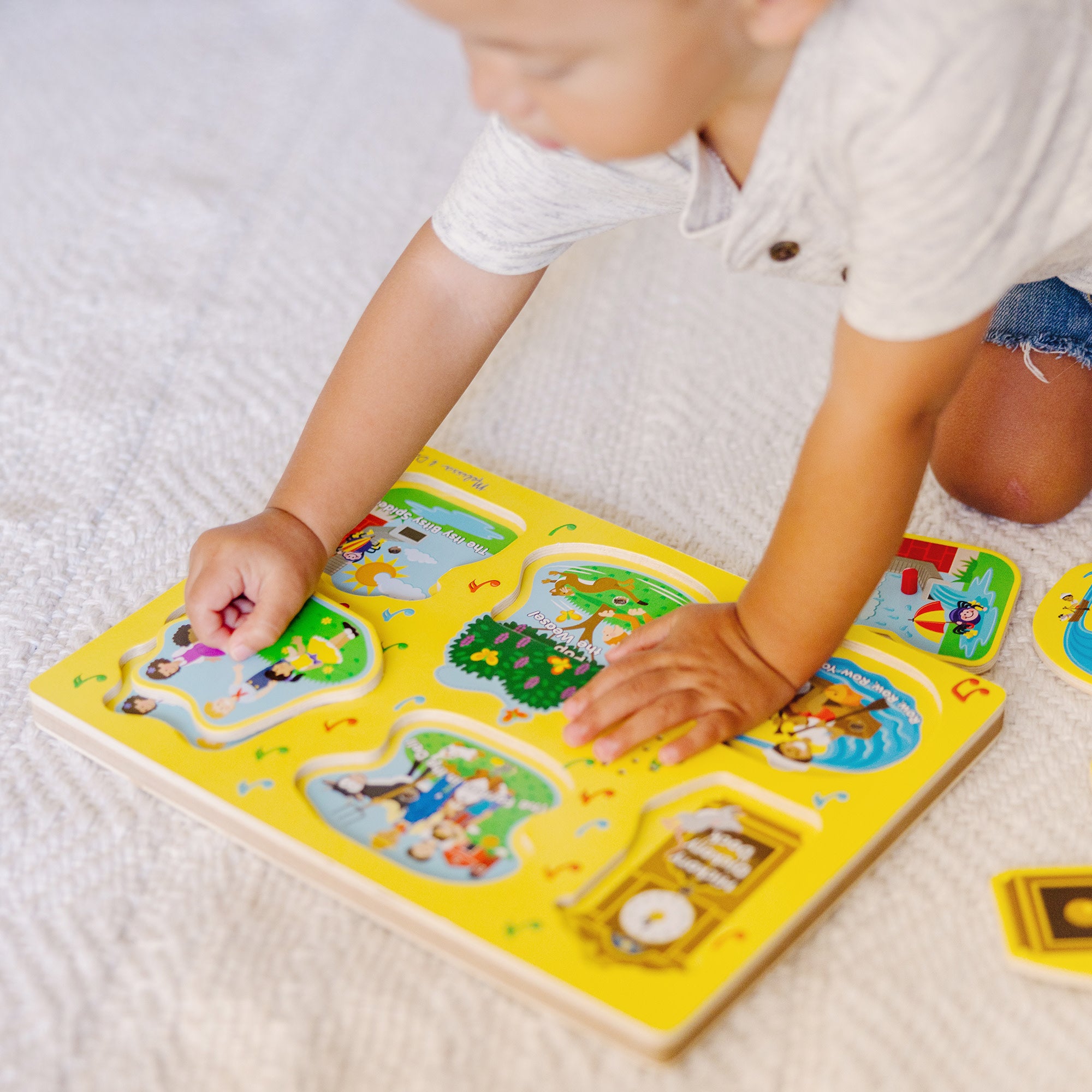 Melissa & Doug Nursery Rhymes 1 Sound Puzzle - 6 PIeces - Image 6