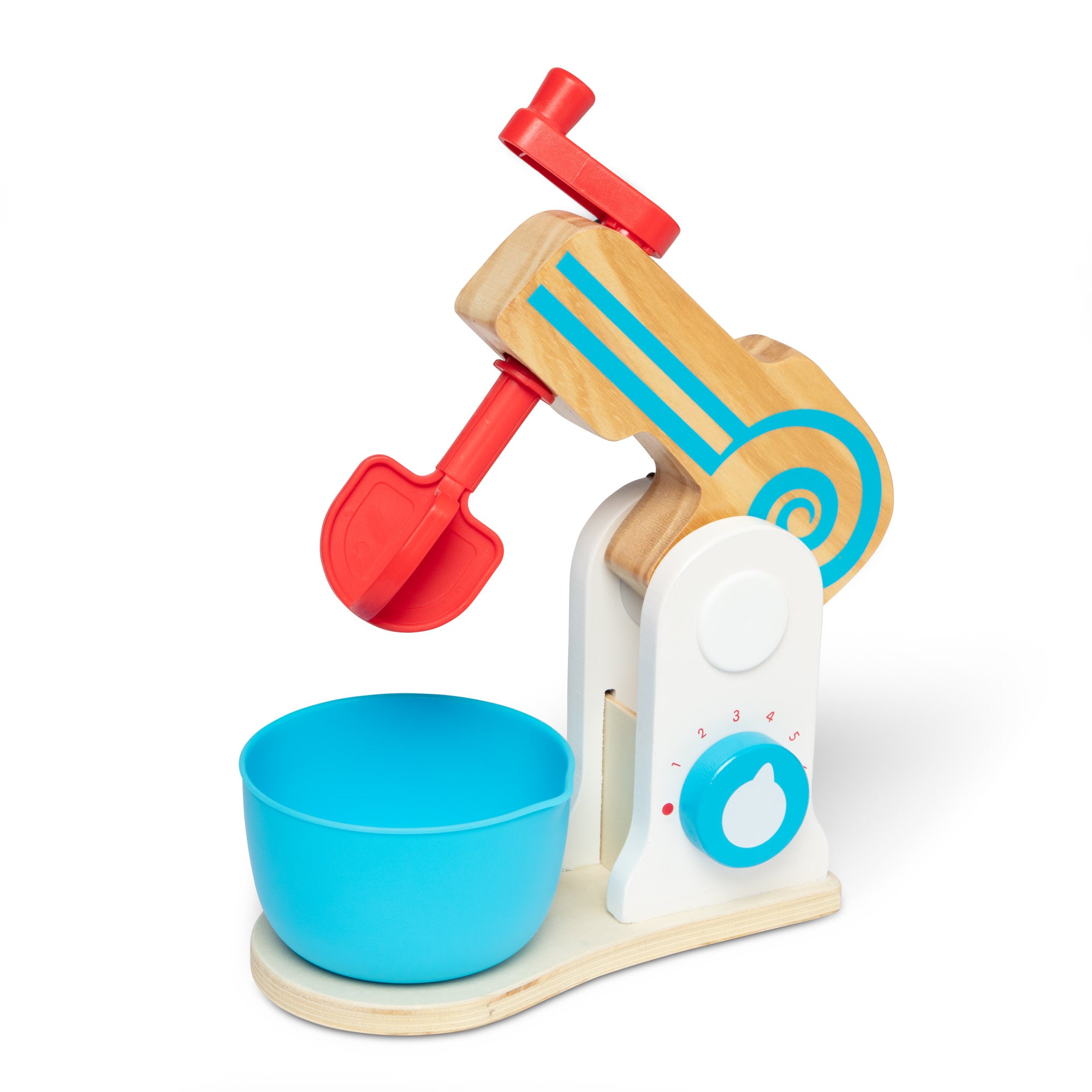 Melissa & Doug Wooden Make-a-Cake Mixer Set - Image 4