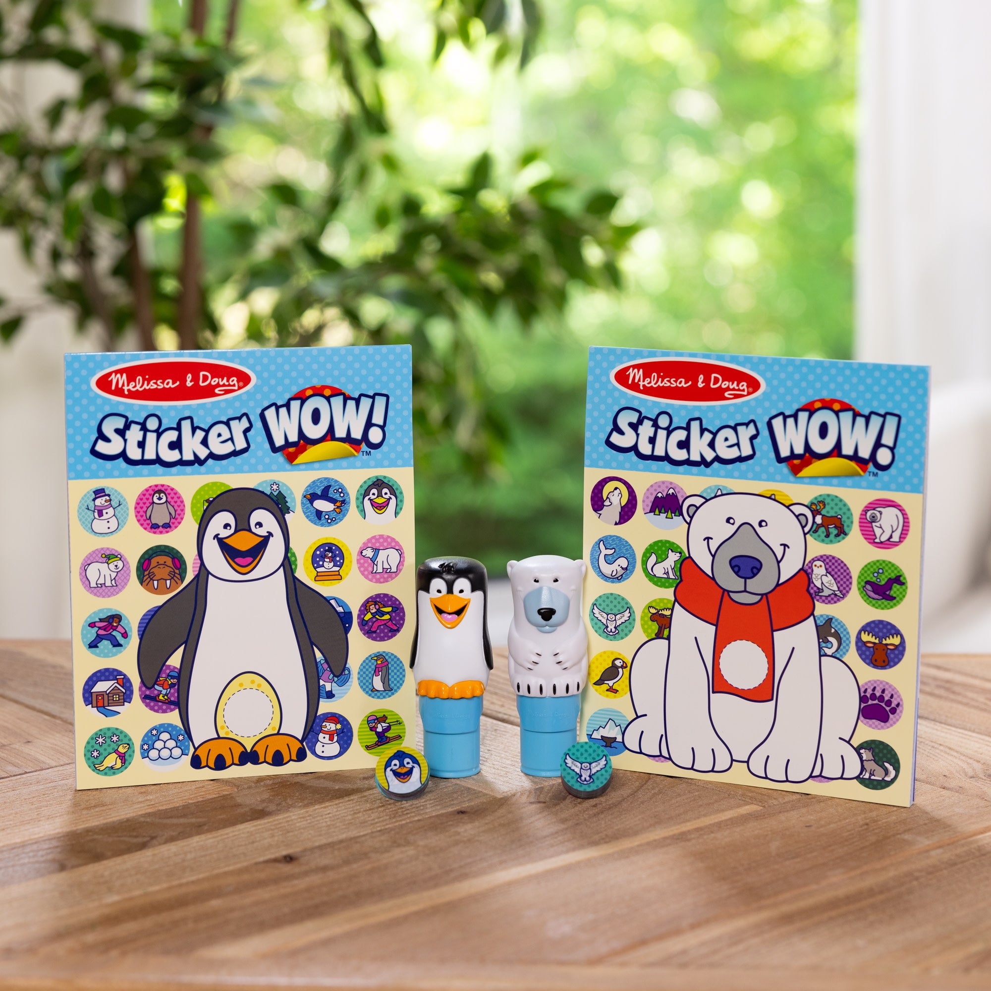 Melissa & Doug Sticker WOW!? Activity Pads & Sticker Stampers VALUE PACK - Winter - Image 9