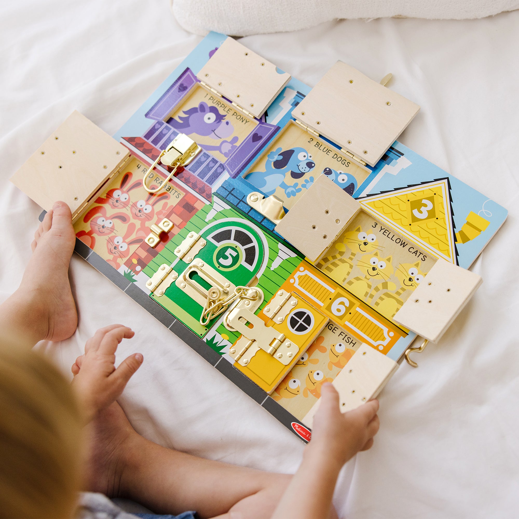 Melissa & Doug Wooden Latches Board - Image 10