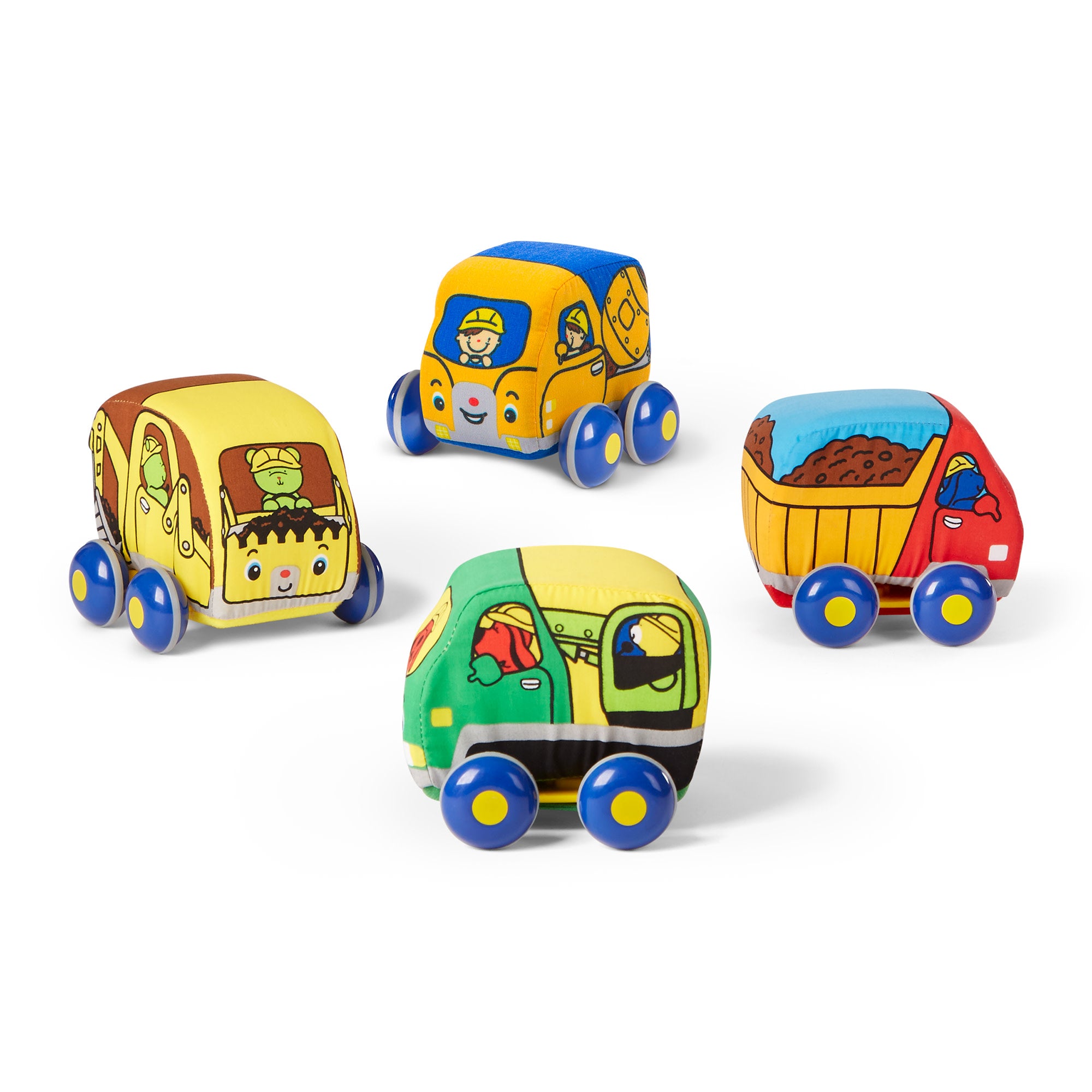 Melissa & Doug K's Kids Pull-Back Construction Vehicles - Image 3