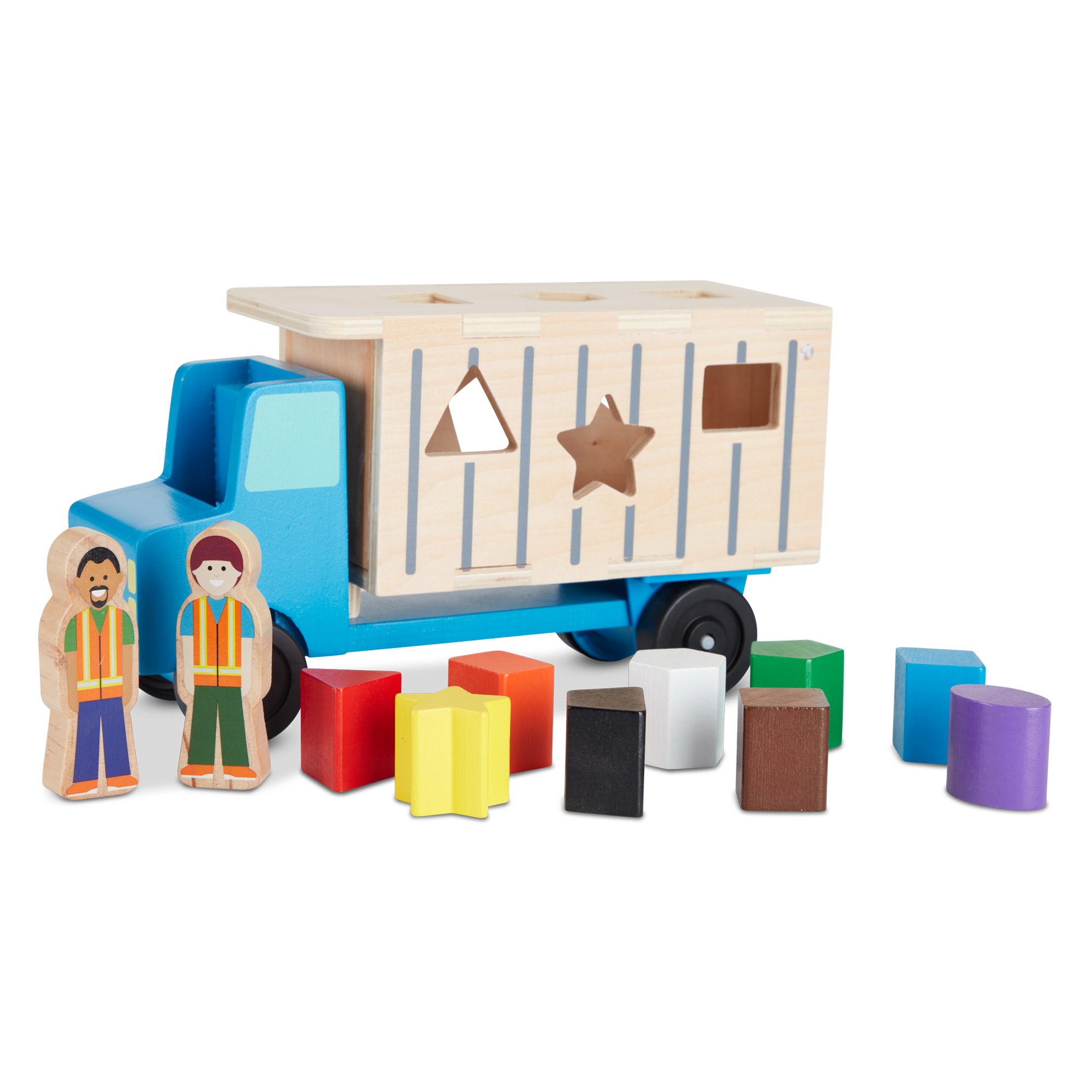 Melissa & Doug Shape-Sorting Dump Truck - Image 4