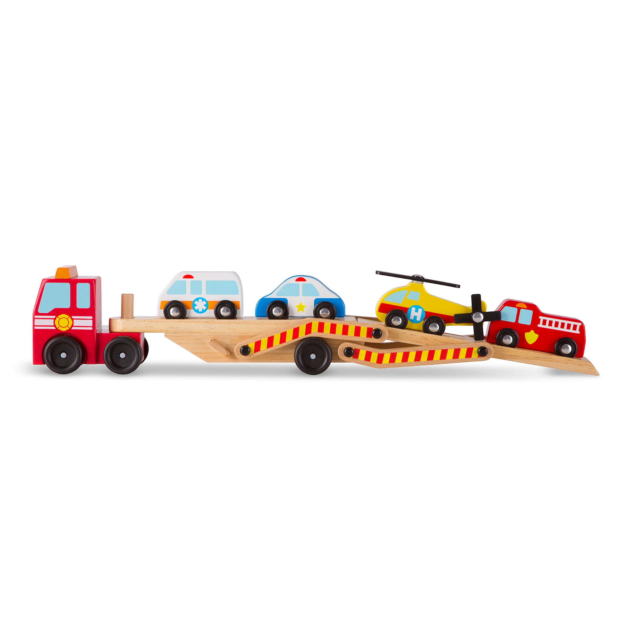 Melissa & Doug Emergency Vehicle Carrier - Image 9
