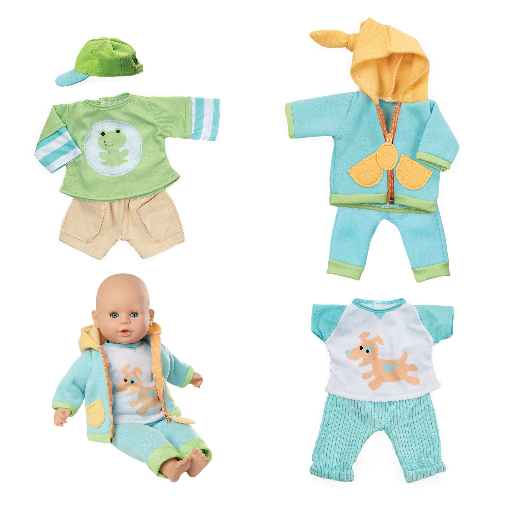 Melissa & Doug Mine to Love Mix & Match Playtime Doll Clothes - Image 4