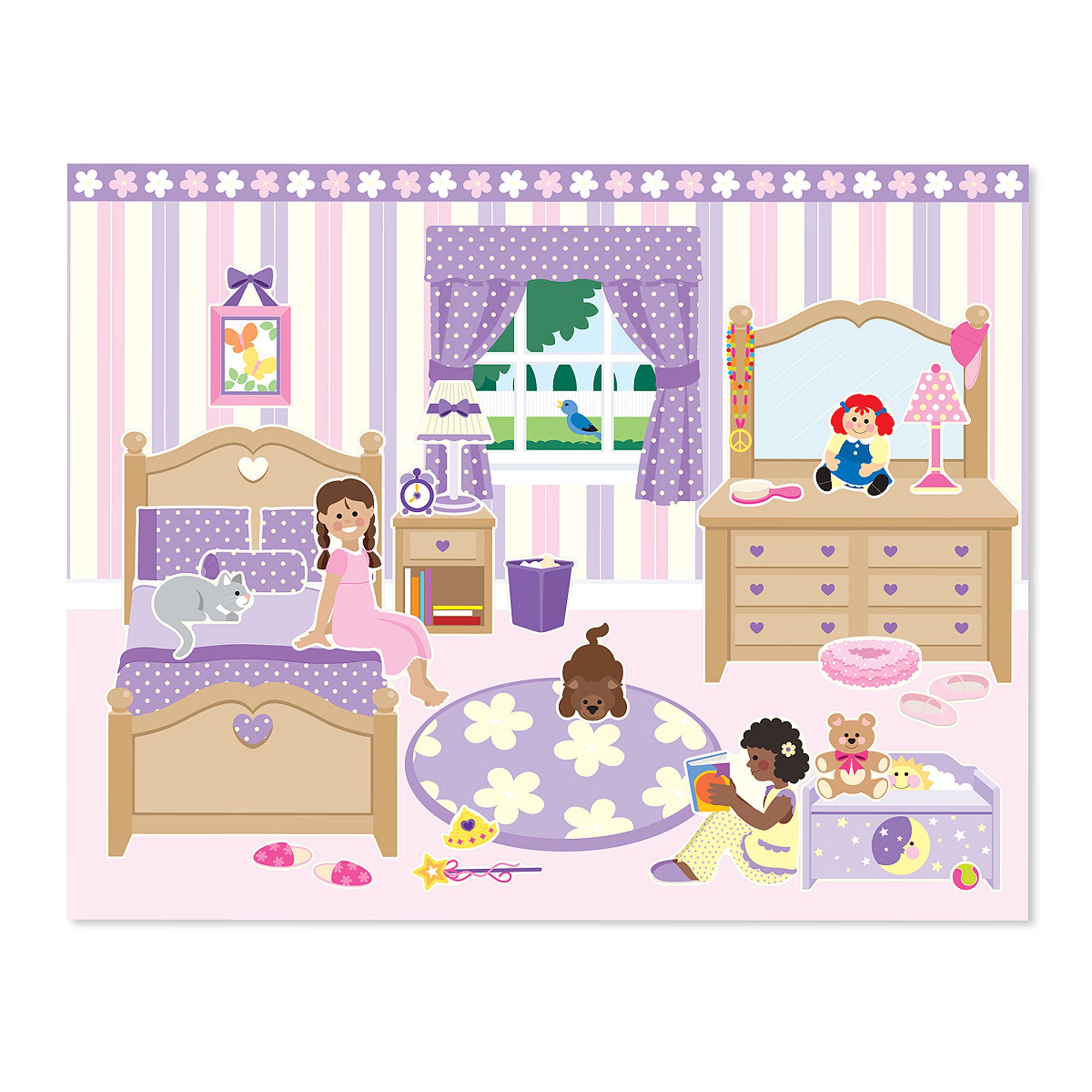 Melissa & Doug Reusable Sticker Pad - Play House! - Image 9