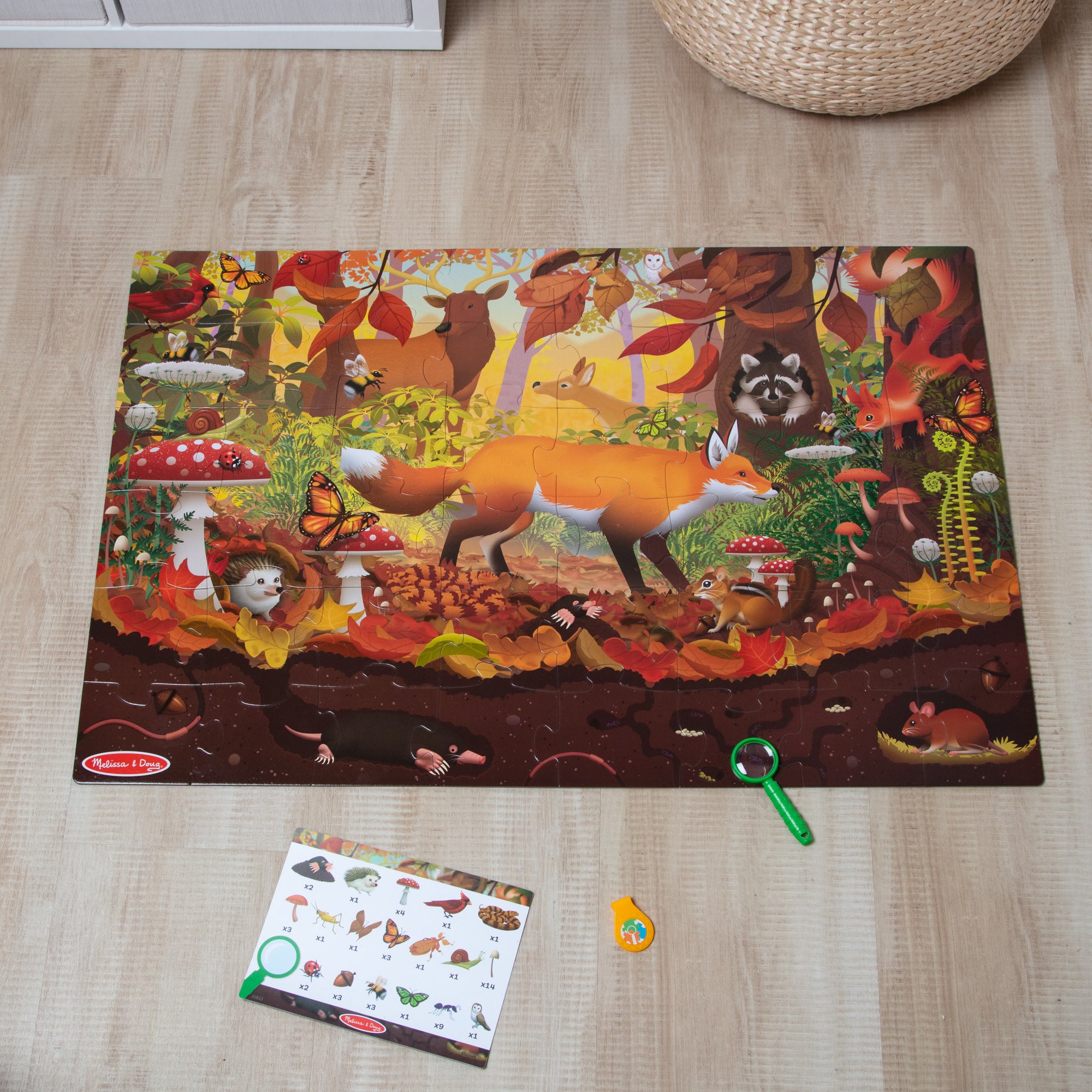 Melissa & Doug Let's Explore Double-Sided Seek & Find Puzzle - Image 9